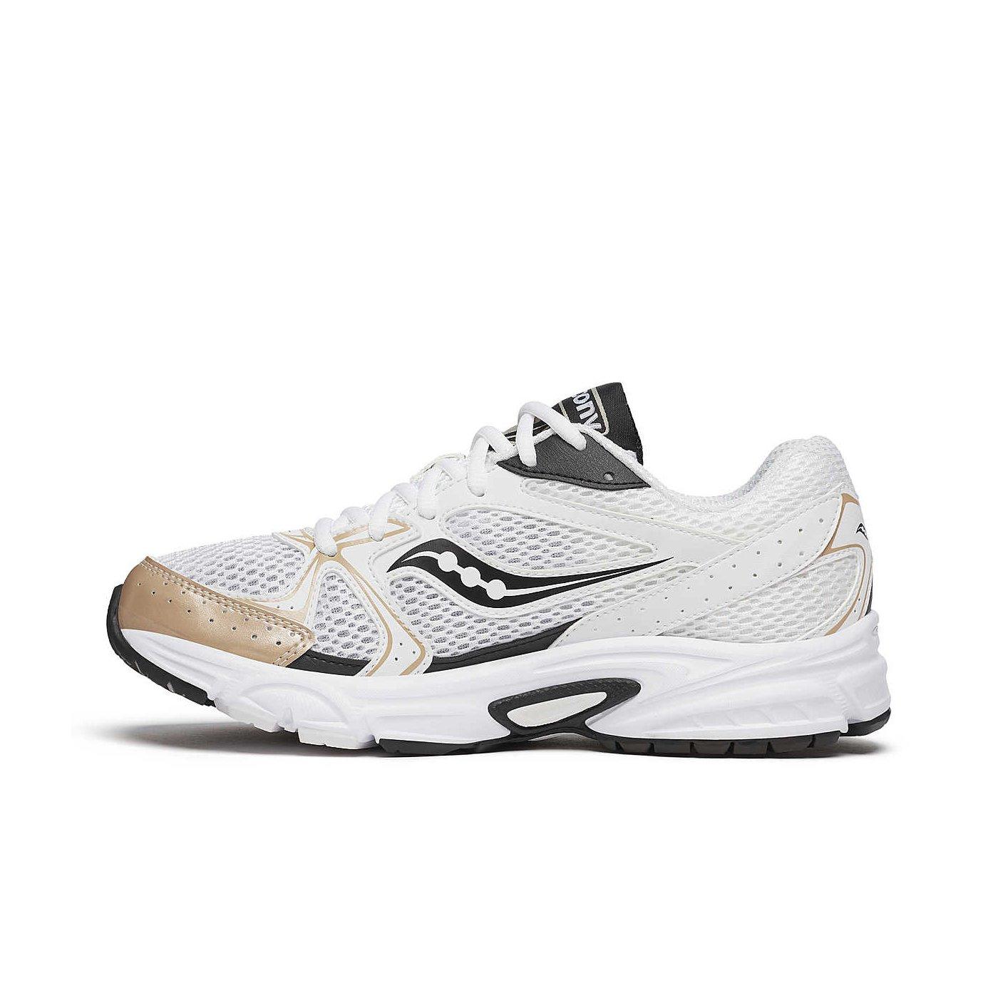 Saucony Ride Millennium "White/Black/Gold" Unisex Shoe - WHITE/BLACK/GOLD Thumbnail View 2