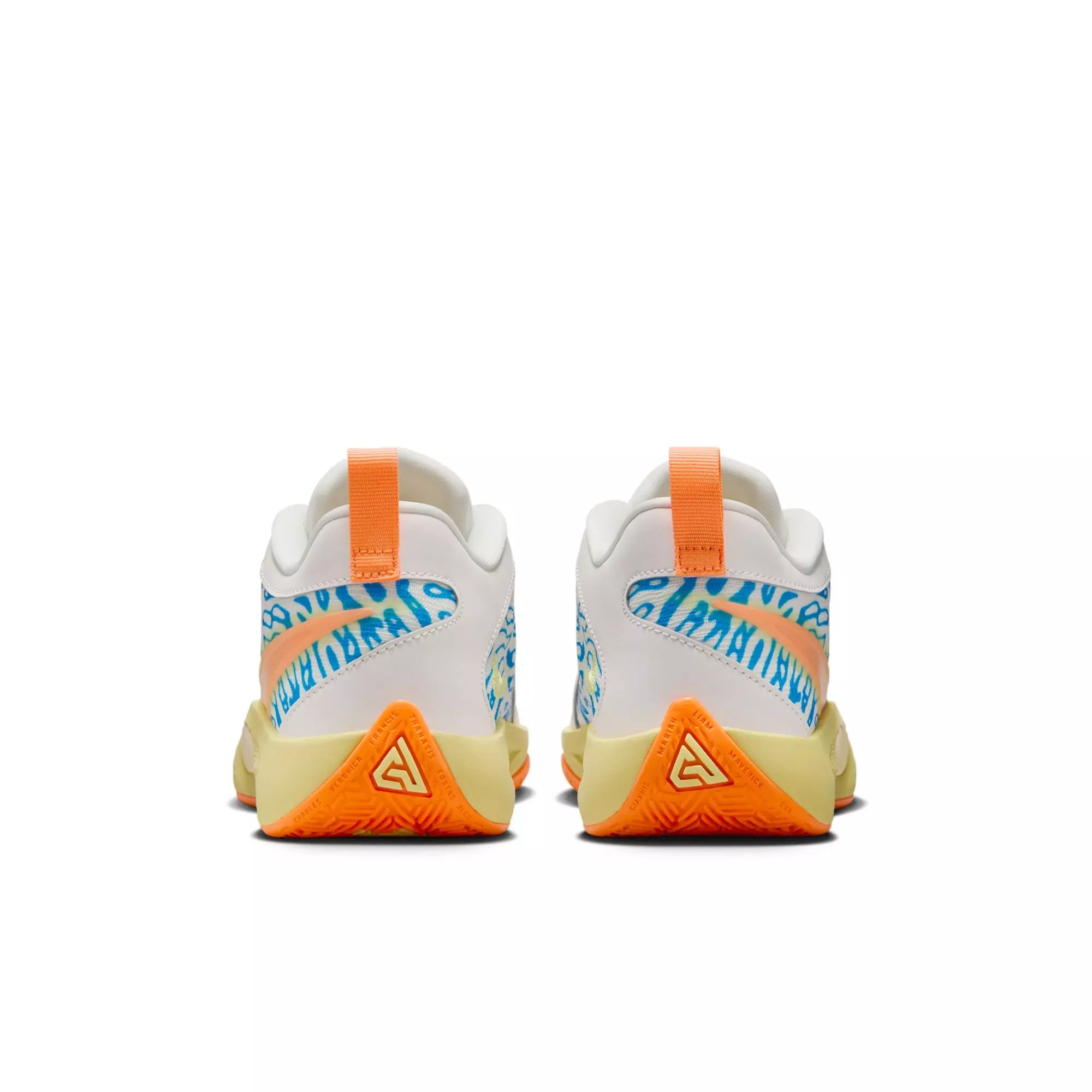 Nike Freak 6 "Lenticular" Grade School Kids' Basketball Shoe - PHANTOM/TOTAL ORANGE/PHOTO BLUE