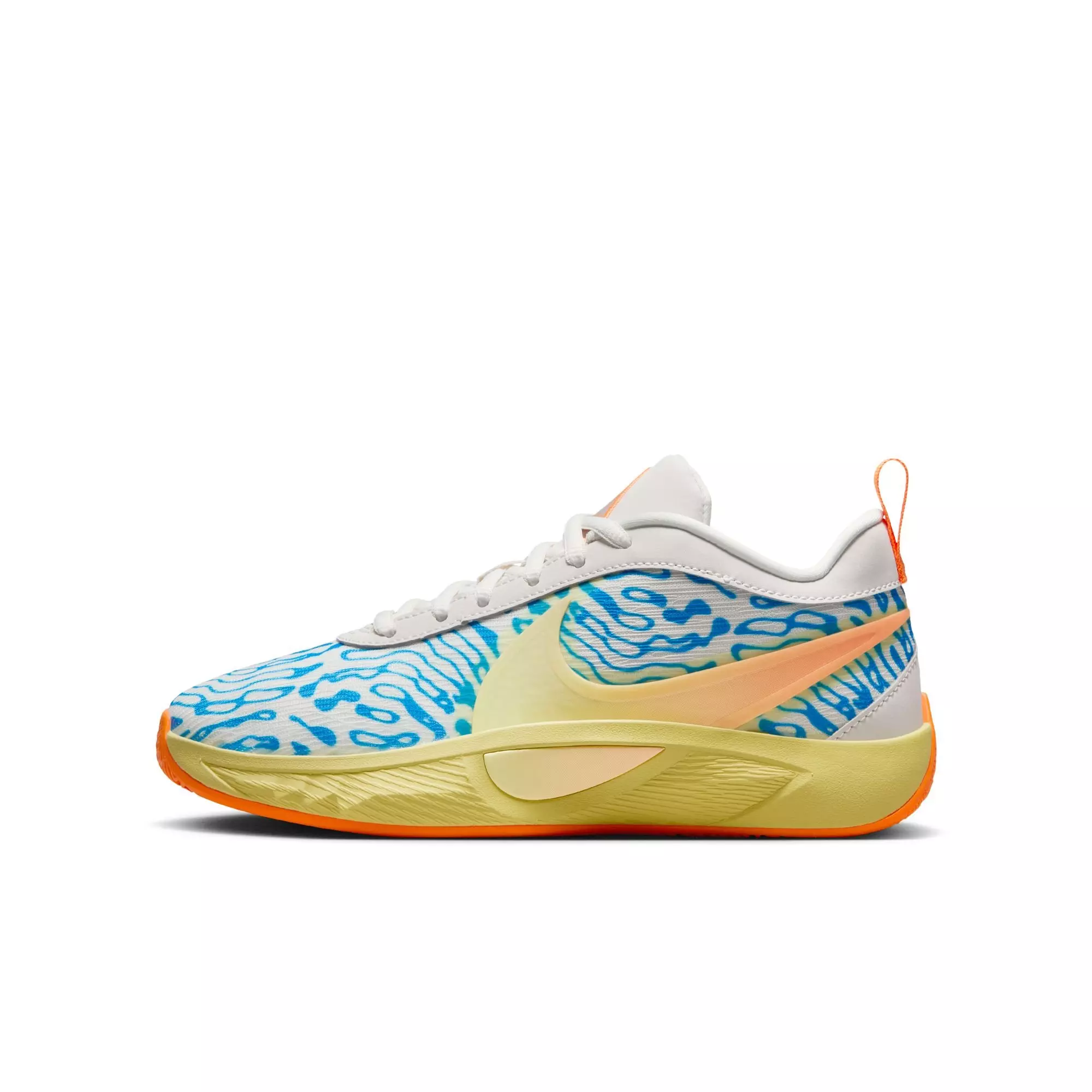 Nike Freak 6 "Lenticular" Grade School Kids' Basketball Shoe - PHANTOM/TOTAL ORANGE/PHOTO BLUE
