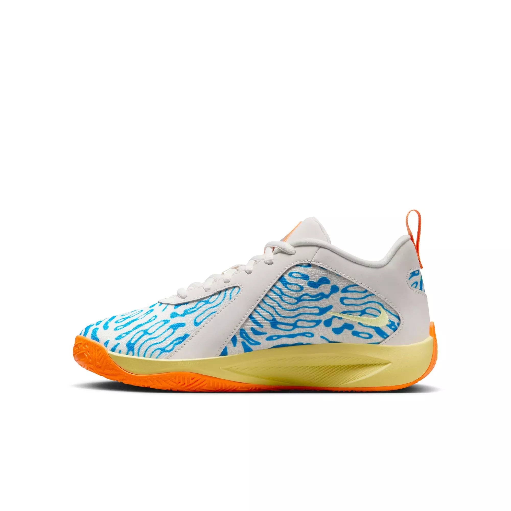 Nike Freak 6 "Lenticular" Grade School Kids' Basketball Shoe - PHANTOM/TOTAL ORANGE/PHOTO BLUE