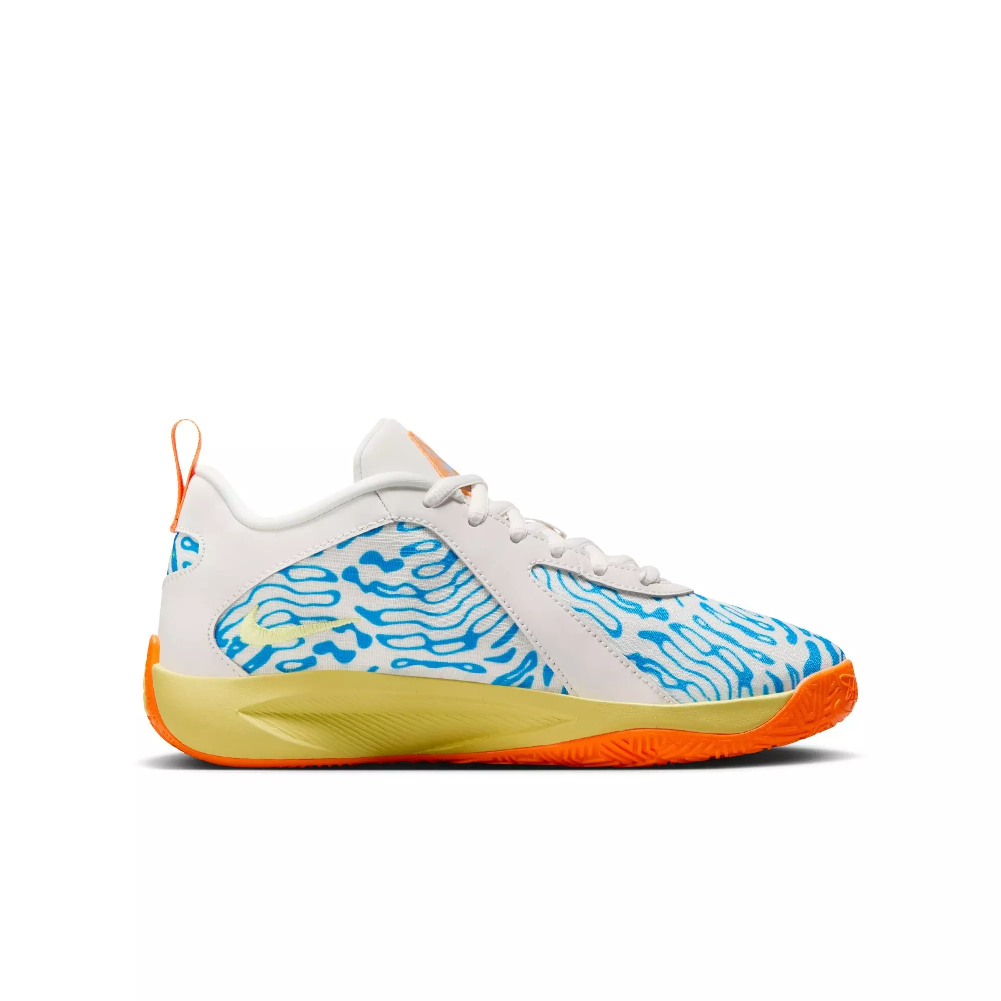 Nike Freak 6 "Lenticular" Grade School Kids' Basketball Shoe - PHANTOM/TOTAL ORANGE/PHOTO BLUE