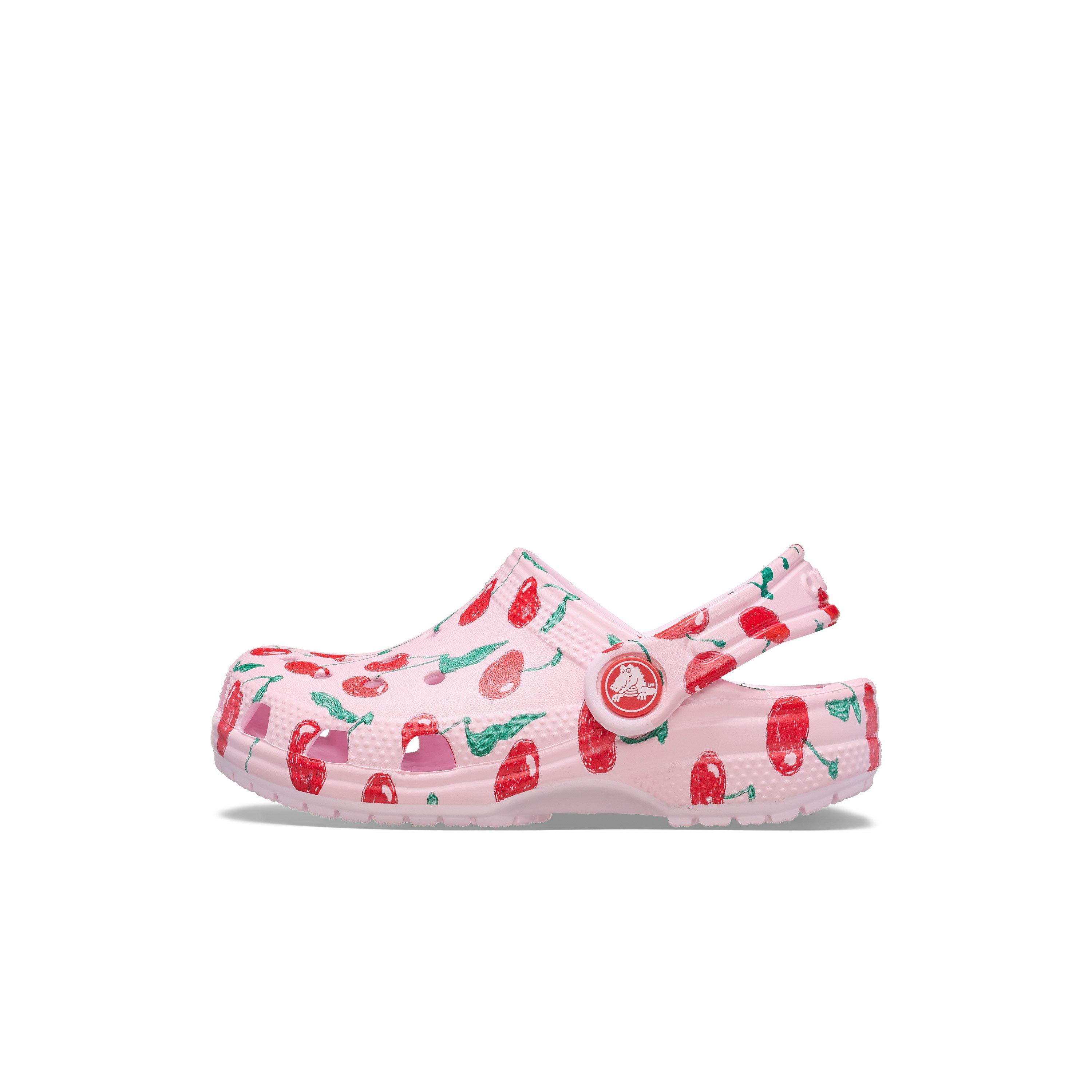 Crocs Classic Toddler Girls' "Cherry" Clog