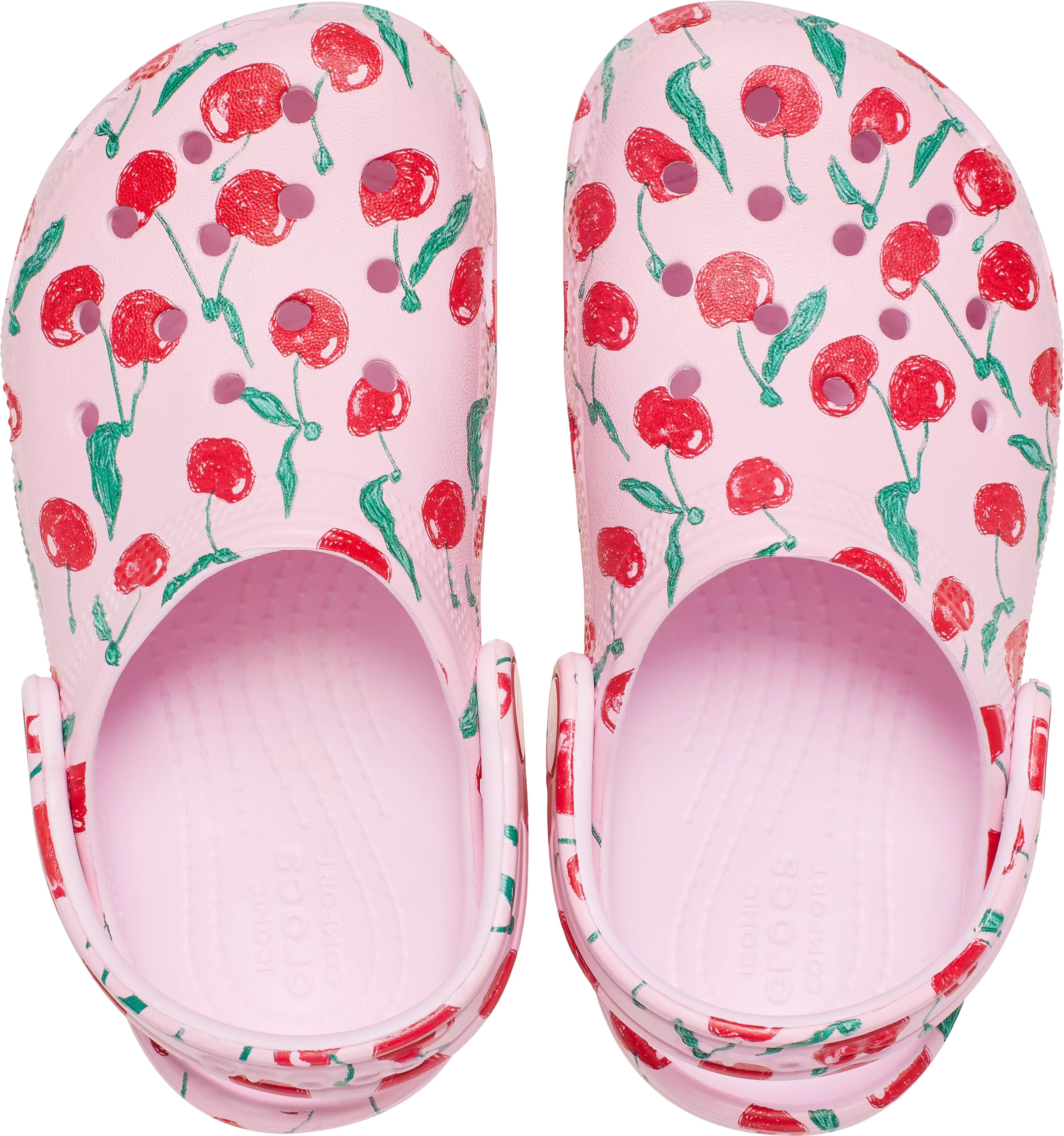 Crocs Classic "Cherry" Toddler Girls' Clog - PINK/RED