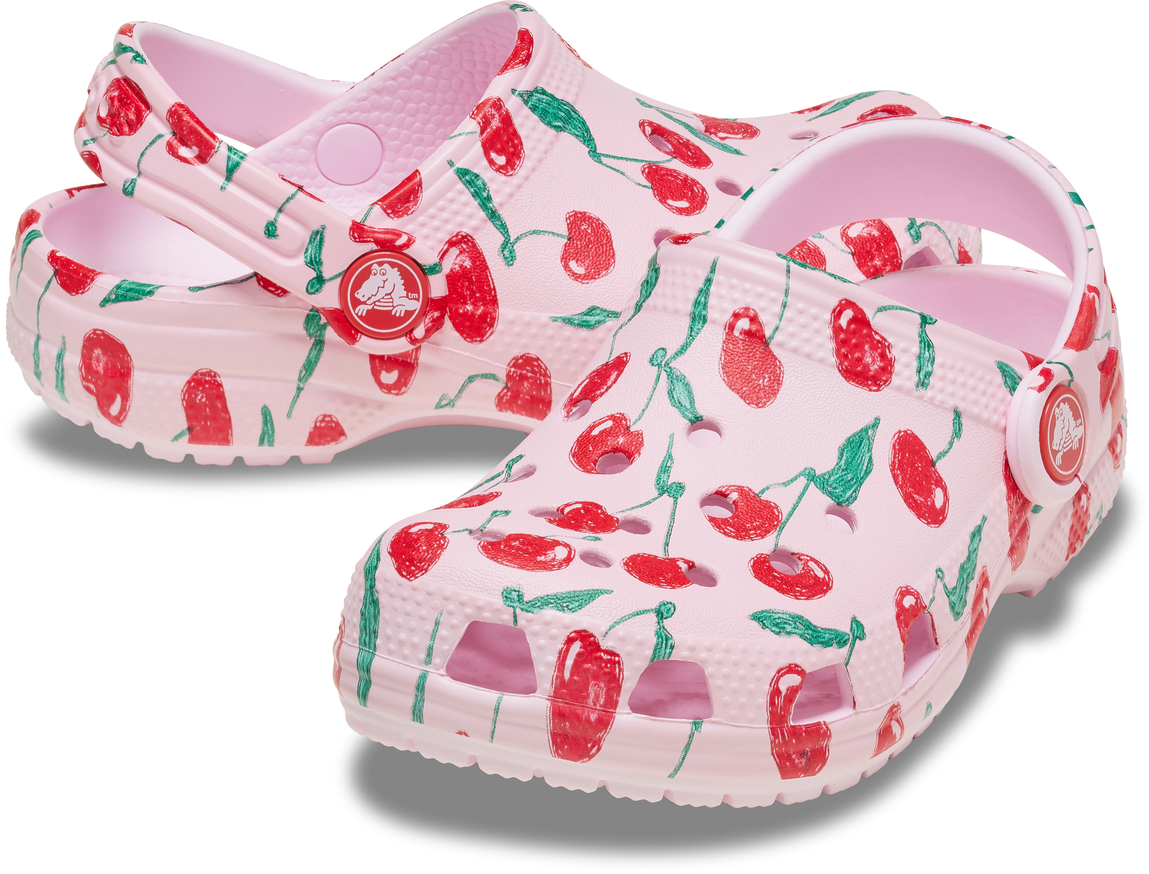 Crocs Classic Toddler Girls' "Cherry" Clog