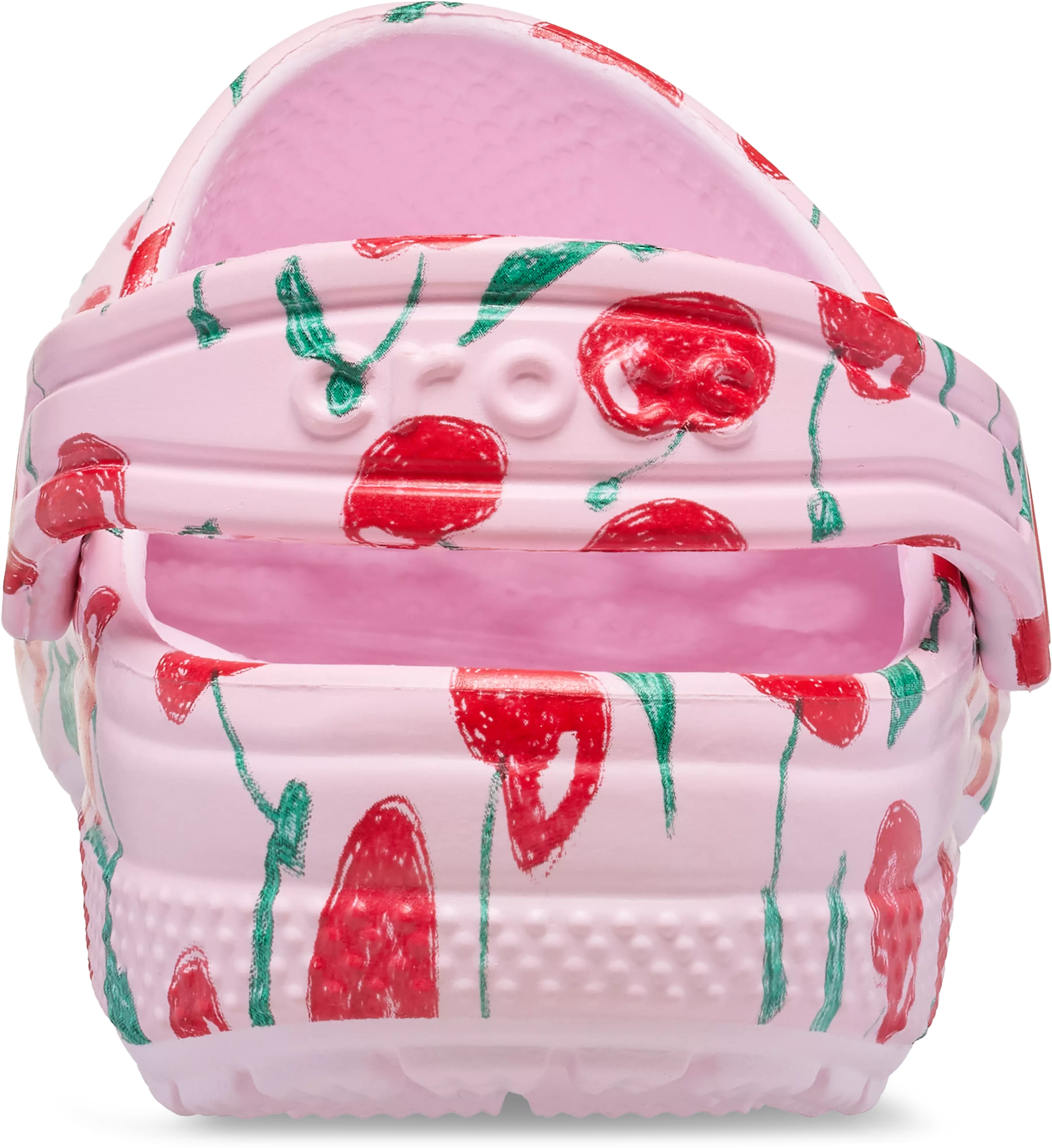 Crocs Classic "Cherry" Toddler Girls' Clog - PINK/RED