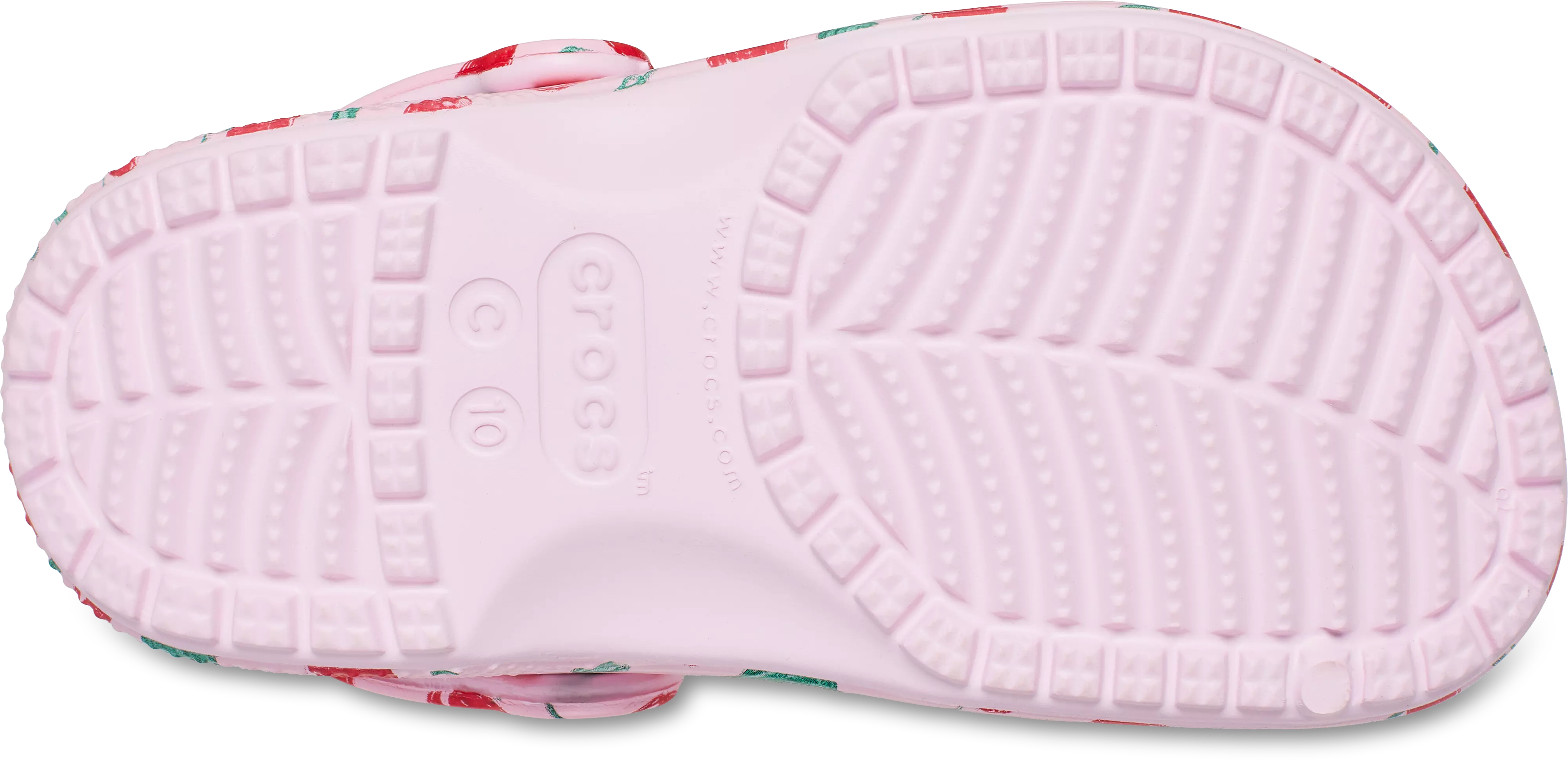 Crocs Classic "Cherry" Toddler Girls' Clog - PINK/RED