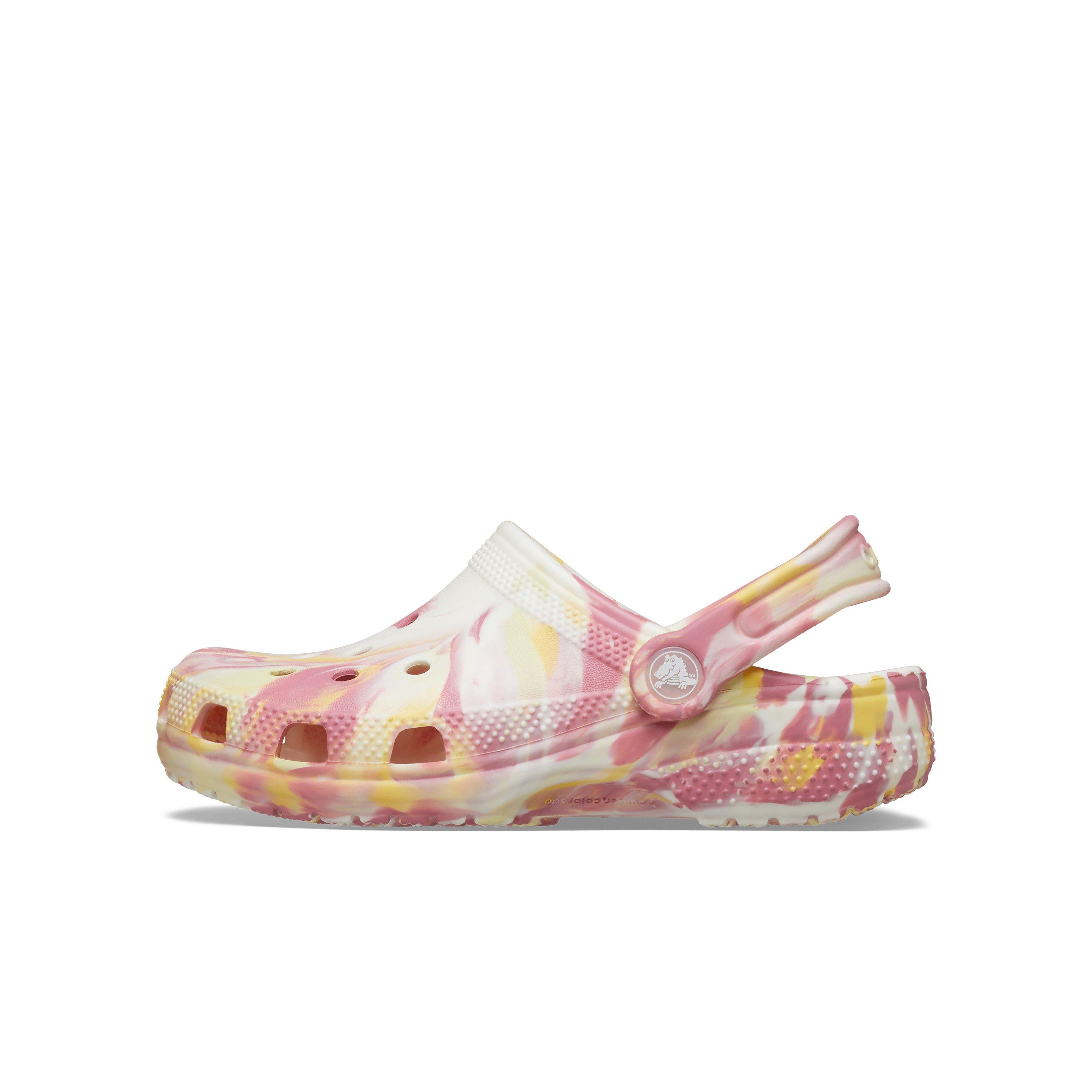 Crocs Classic Marbled Grade School Girls' "Daylily" Clog