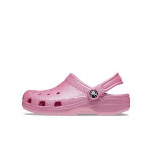 Crocs Classic "Pink Glitter" Grade School Girls' Clog