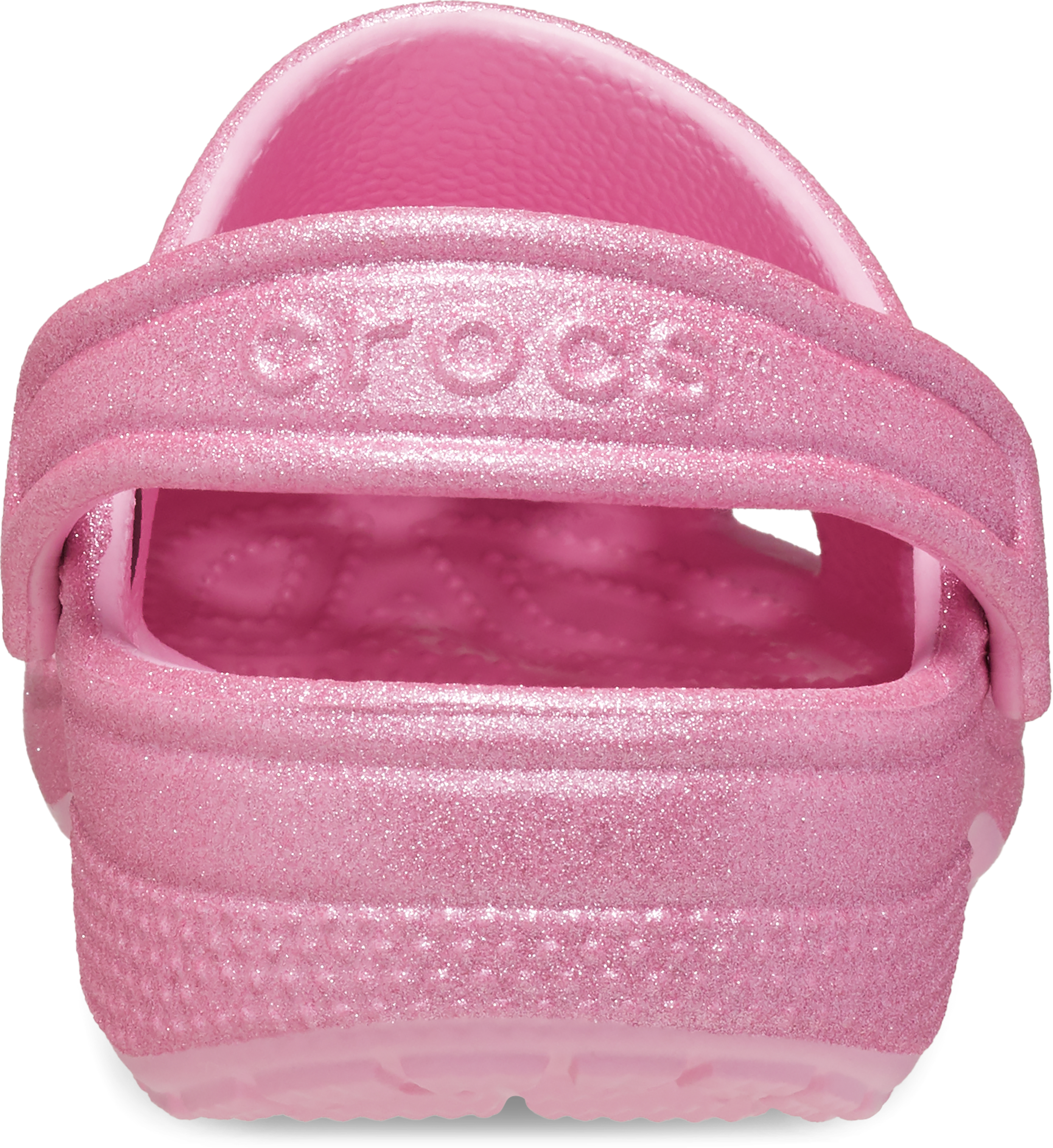 Crocs Classic Grade School Girls' "Pink Glitter" Clog