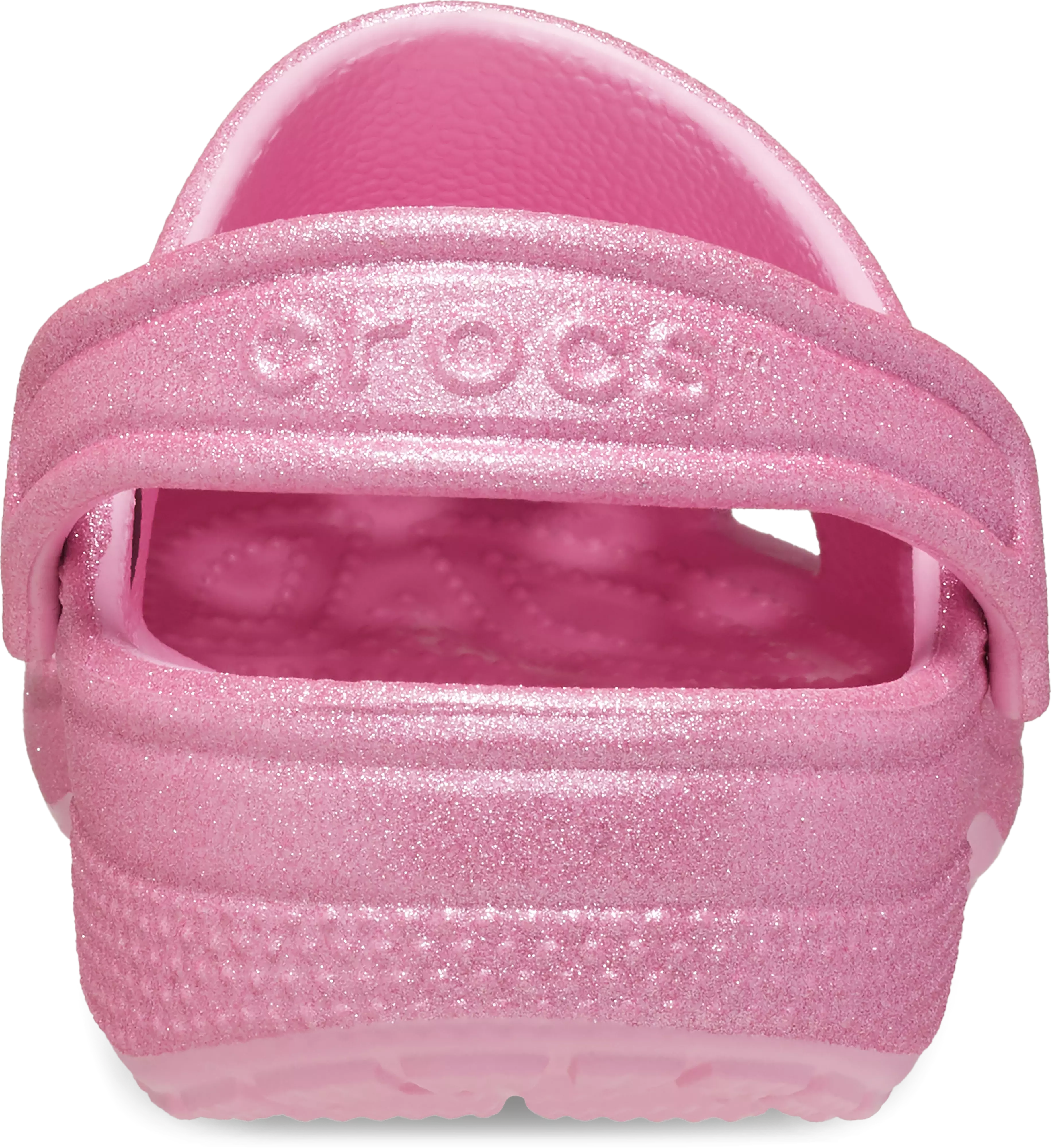 Crocs Classic "Pink Glitter" Grade School Girls' Clog - PINK