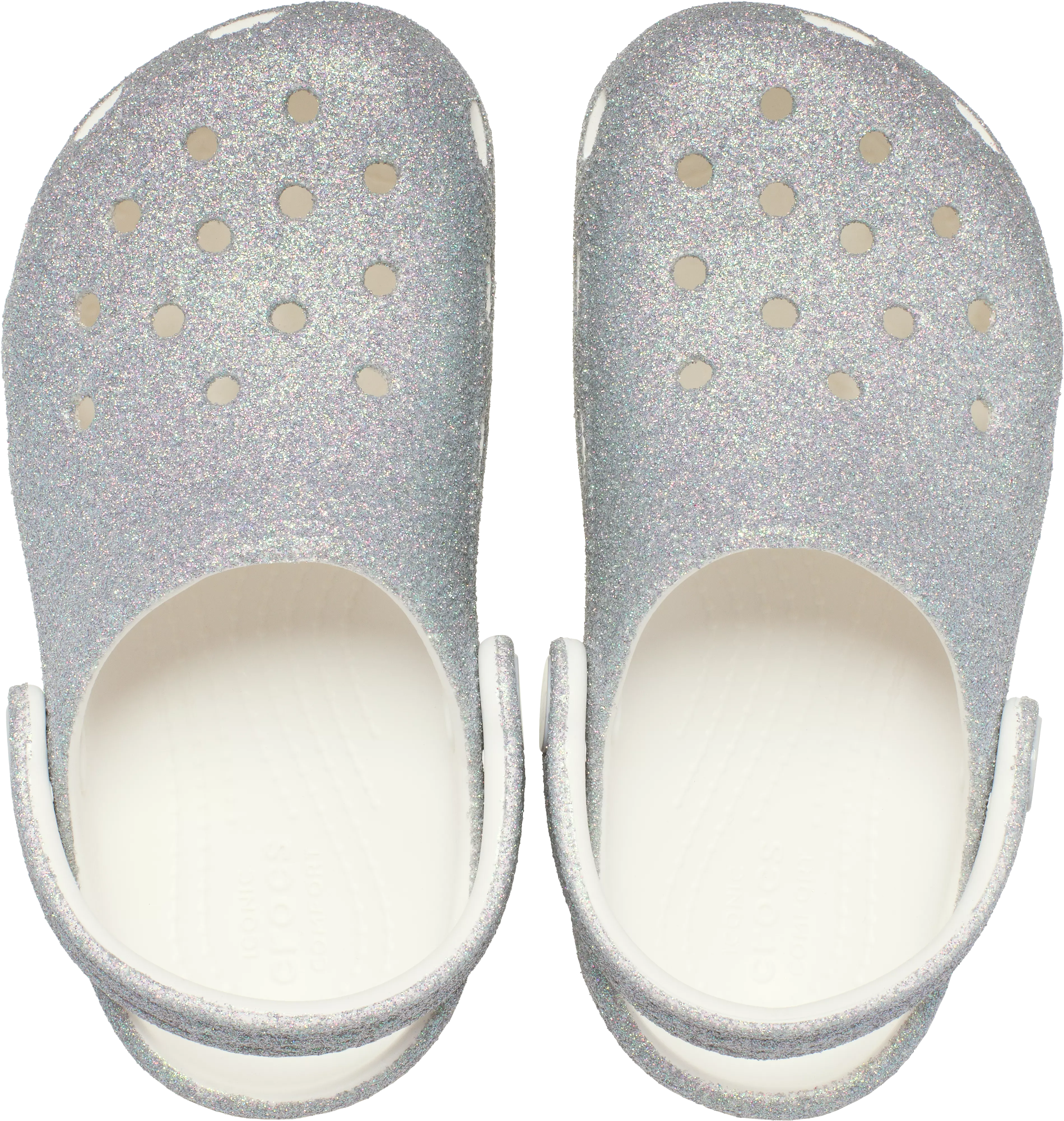 Crocs Classic "Iridescent Glitter" Toddler Girls' Clog - IRIDESCENT