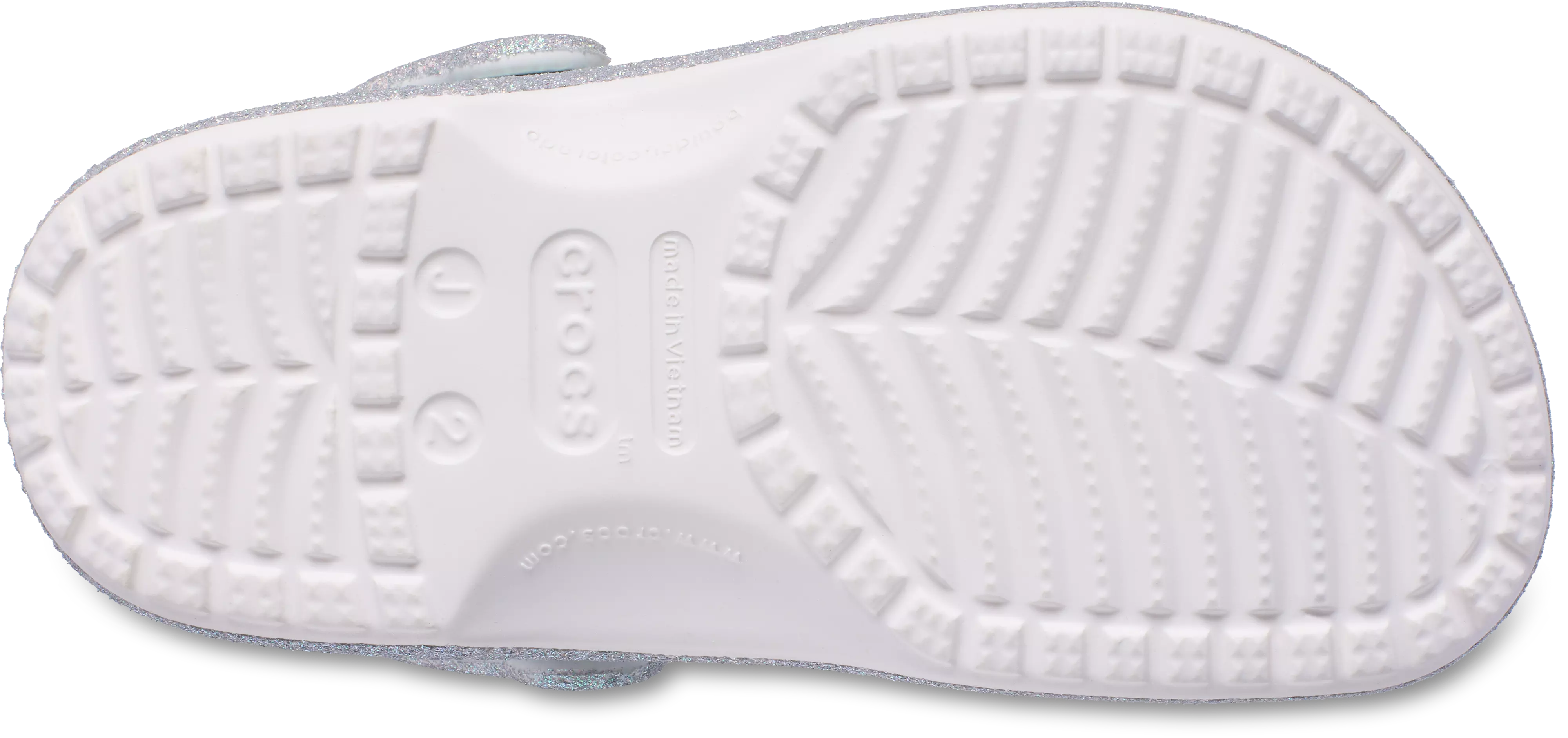 Crocs Classic "Iridescent Glitter" Toddler Girls' Clog - IRIDESCENT