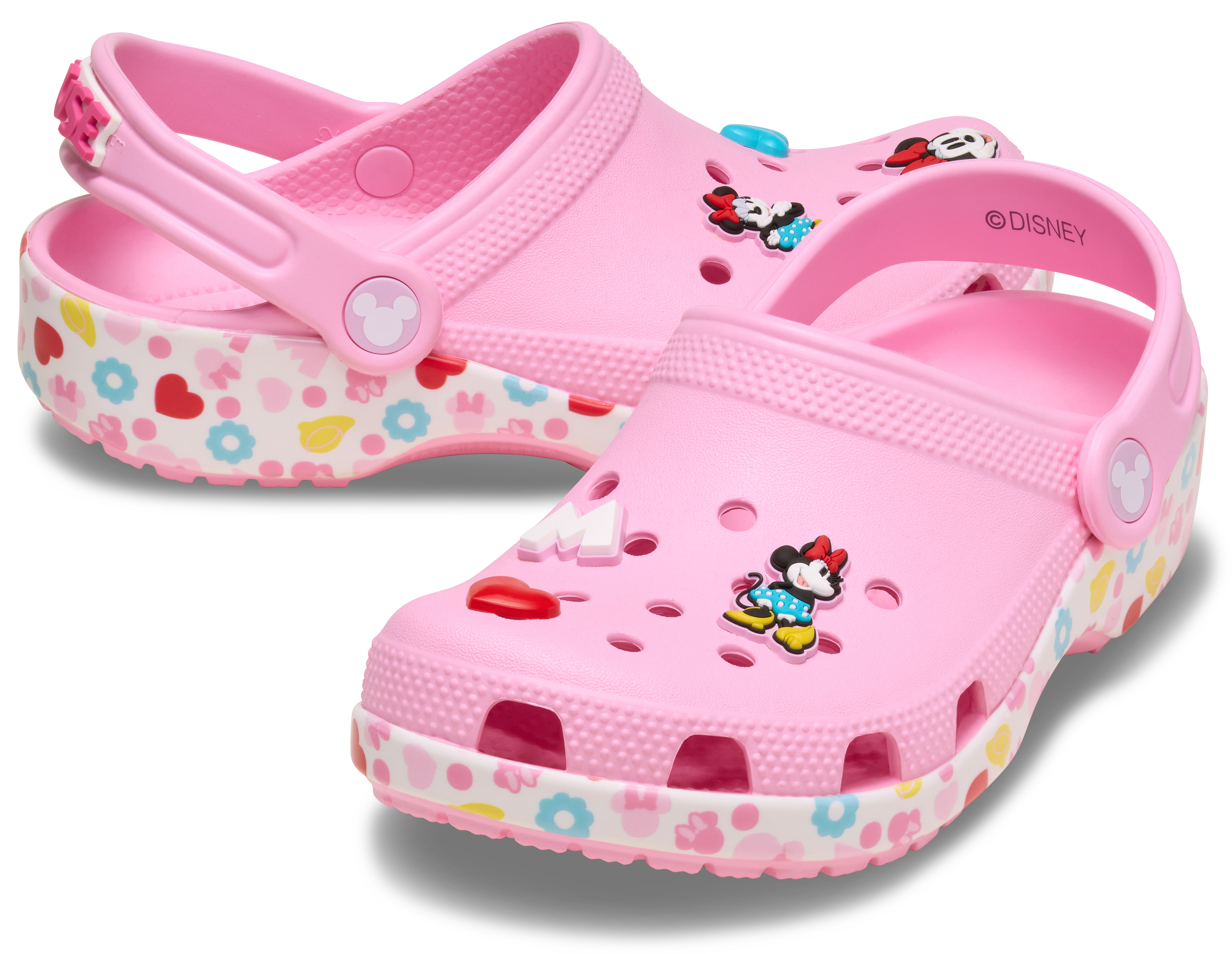 Crocs Classic Mickey and Friends Toddler Girls' "Minnie" Clog