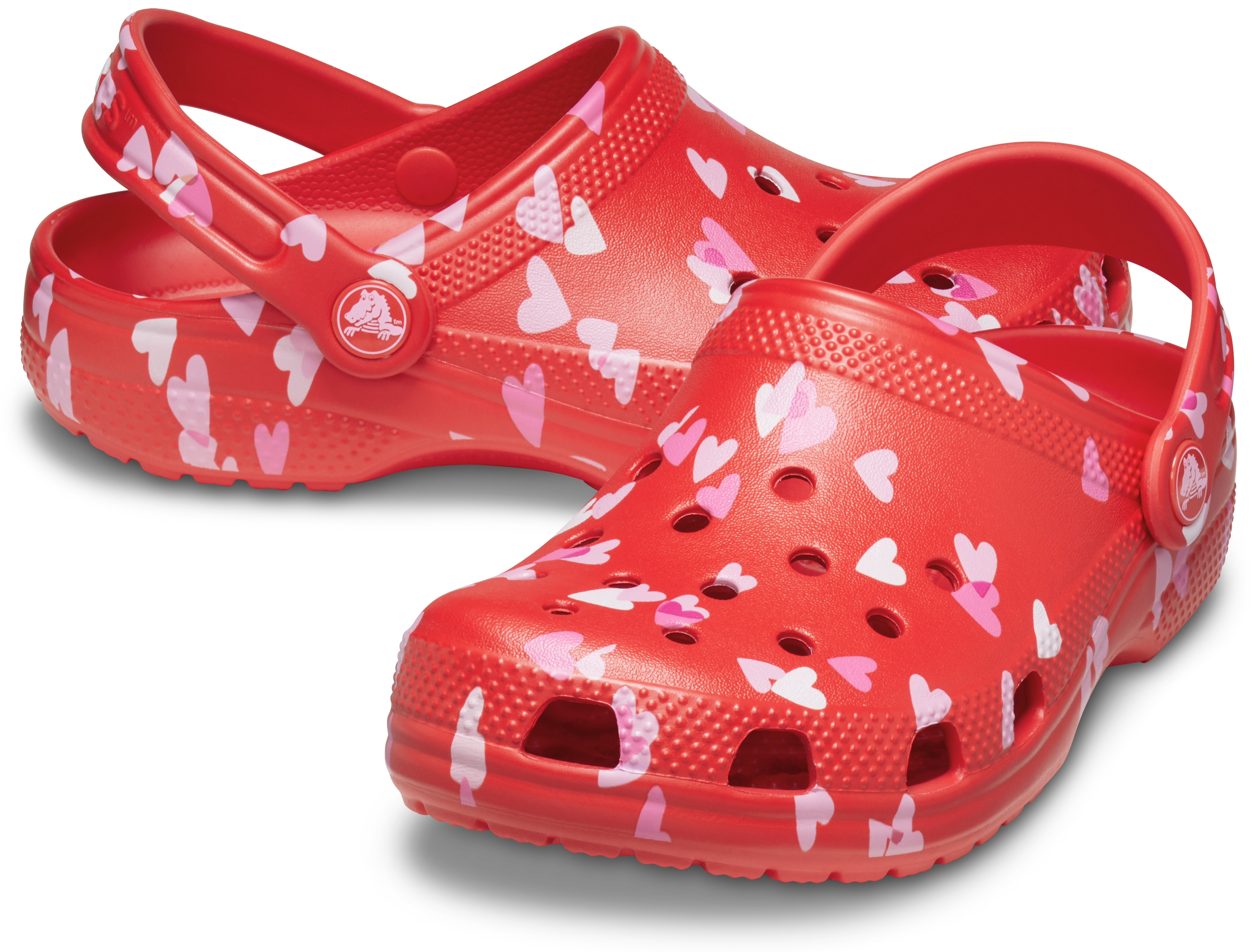 Crocs Classic Preschool Girls' "Valentine's Day Red" Clog