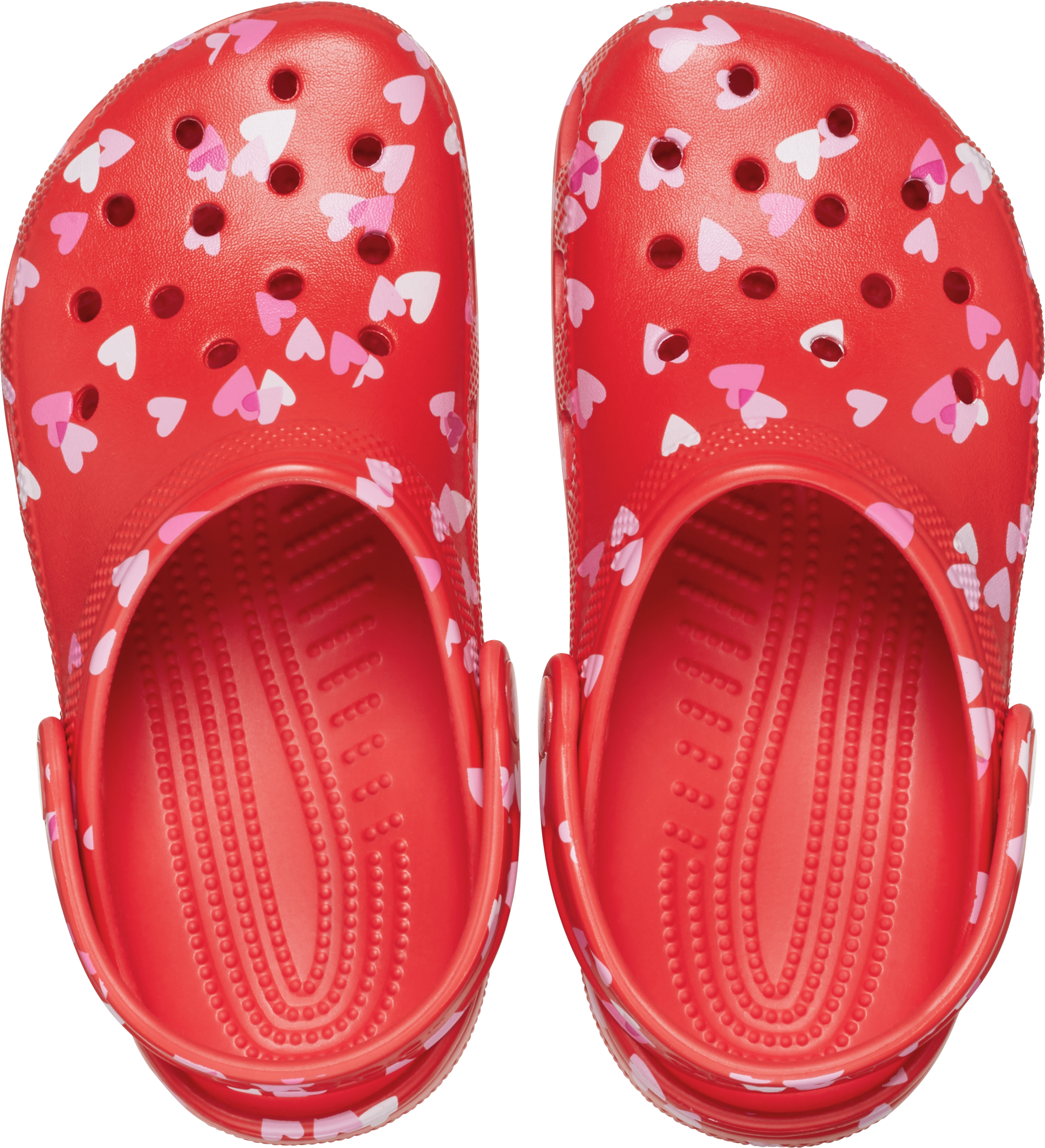 CROCS Red Patterned Clogs with Fun Badges Hello Kitty x Crocs Adult Red Classic Clog main image 2