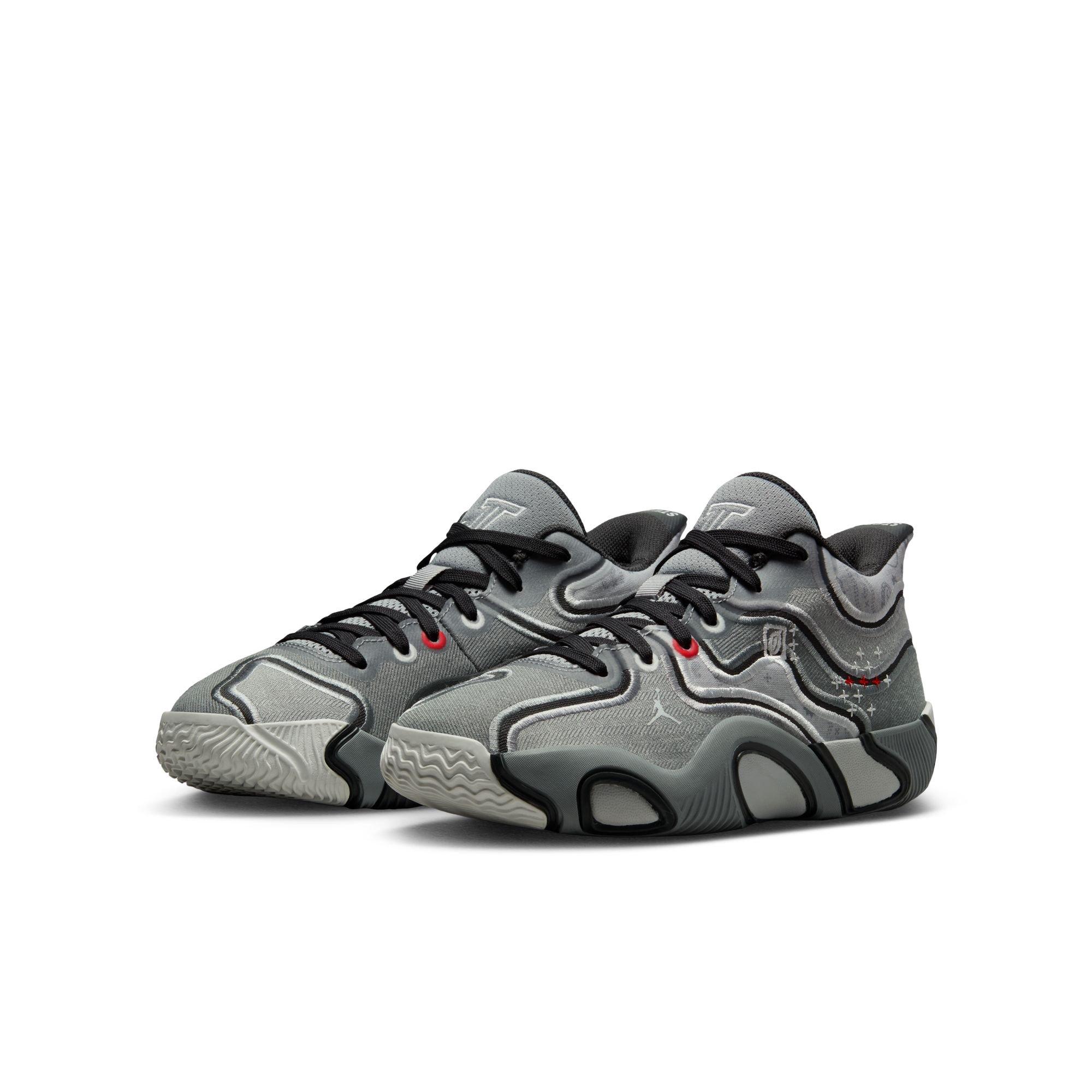 Jordan Tatum 3 Grade School Kids' "Black Denim" Shoe