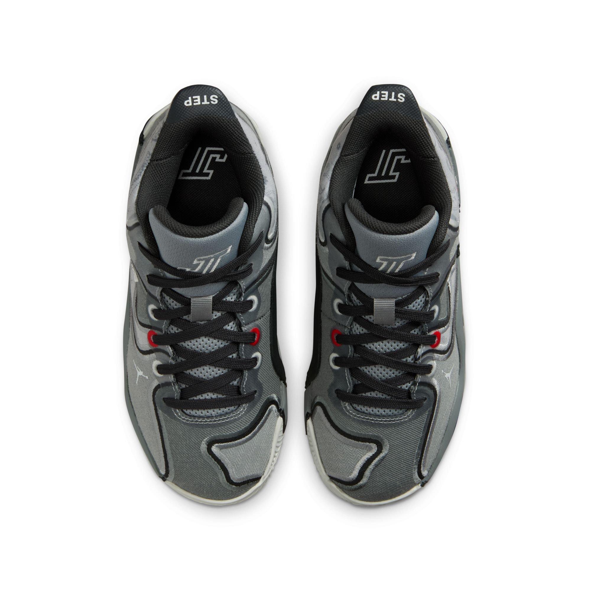 Jordan Tatum 3 Grade School Kids' "Black Denim" Shoe