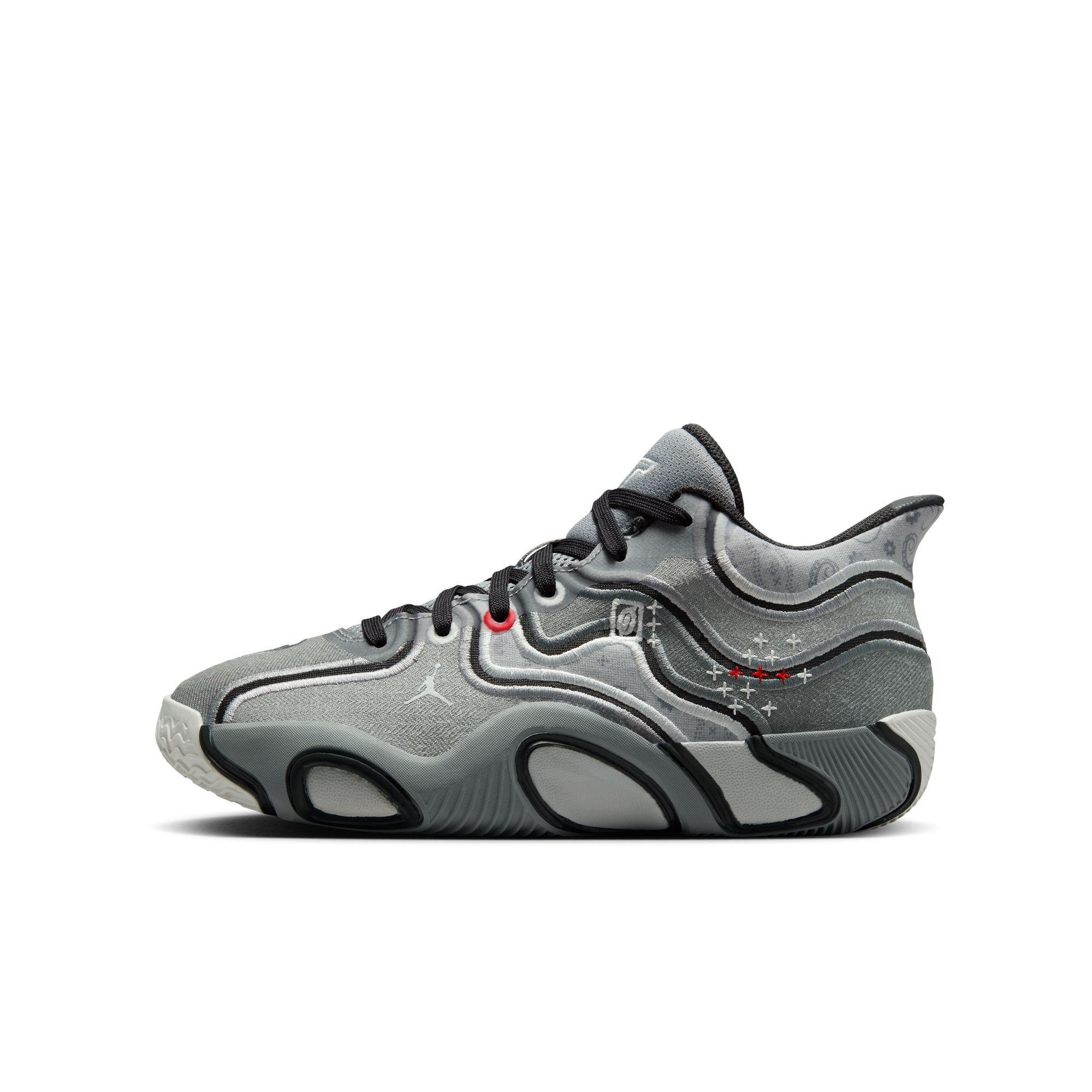 Jordan Tatum 3 Grade School Kids' "Black Denim" Shoe
