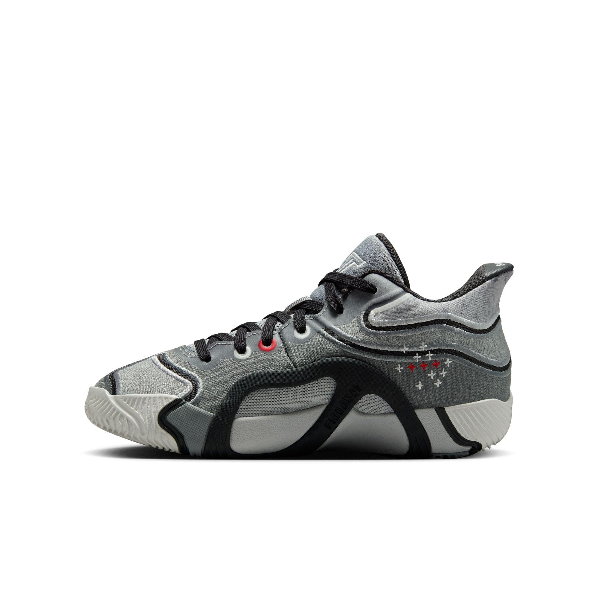 Jordan Tatum 3 Grade School Kids' "Black Denim" Shoe