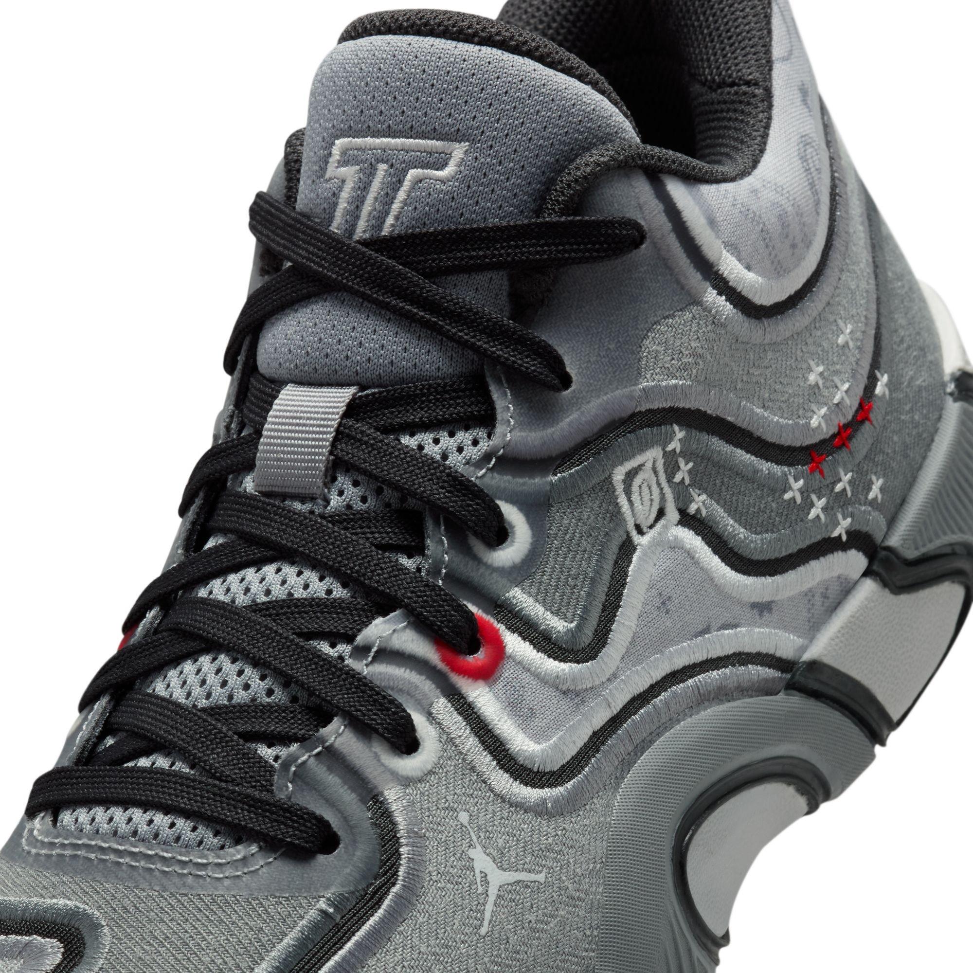 Jordan Tatum 3 Grade School Kids' "Black Denim" Shoe