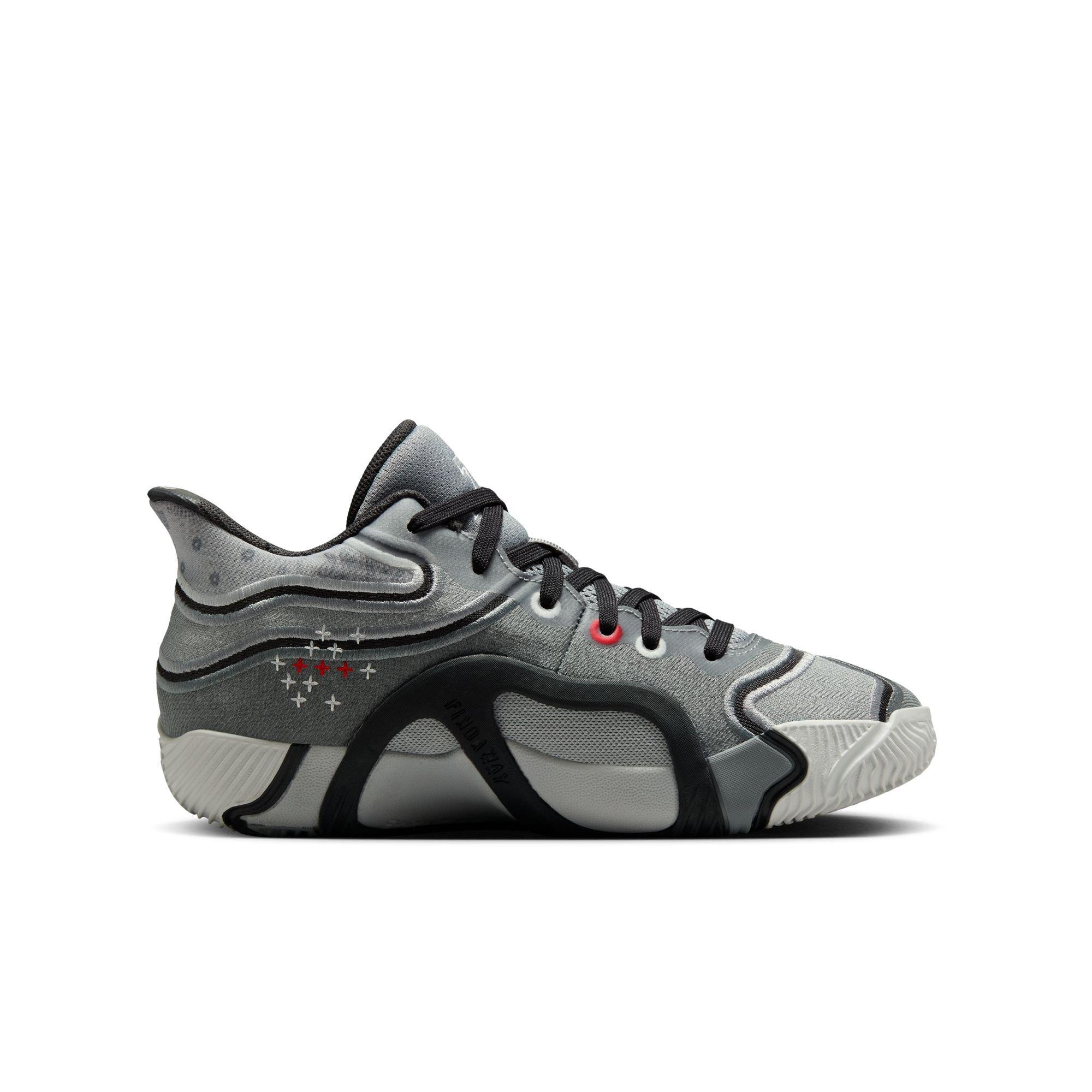 Jordan Tatum 3 Grade School Kids' "Black Denim" Shoe