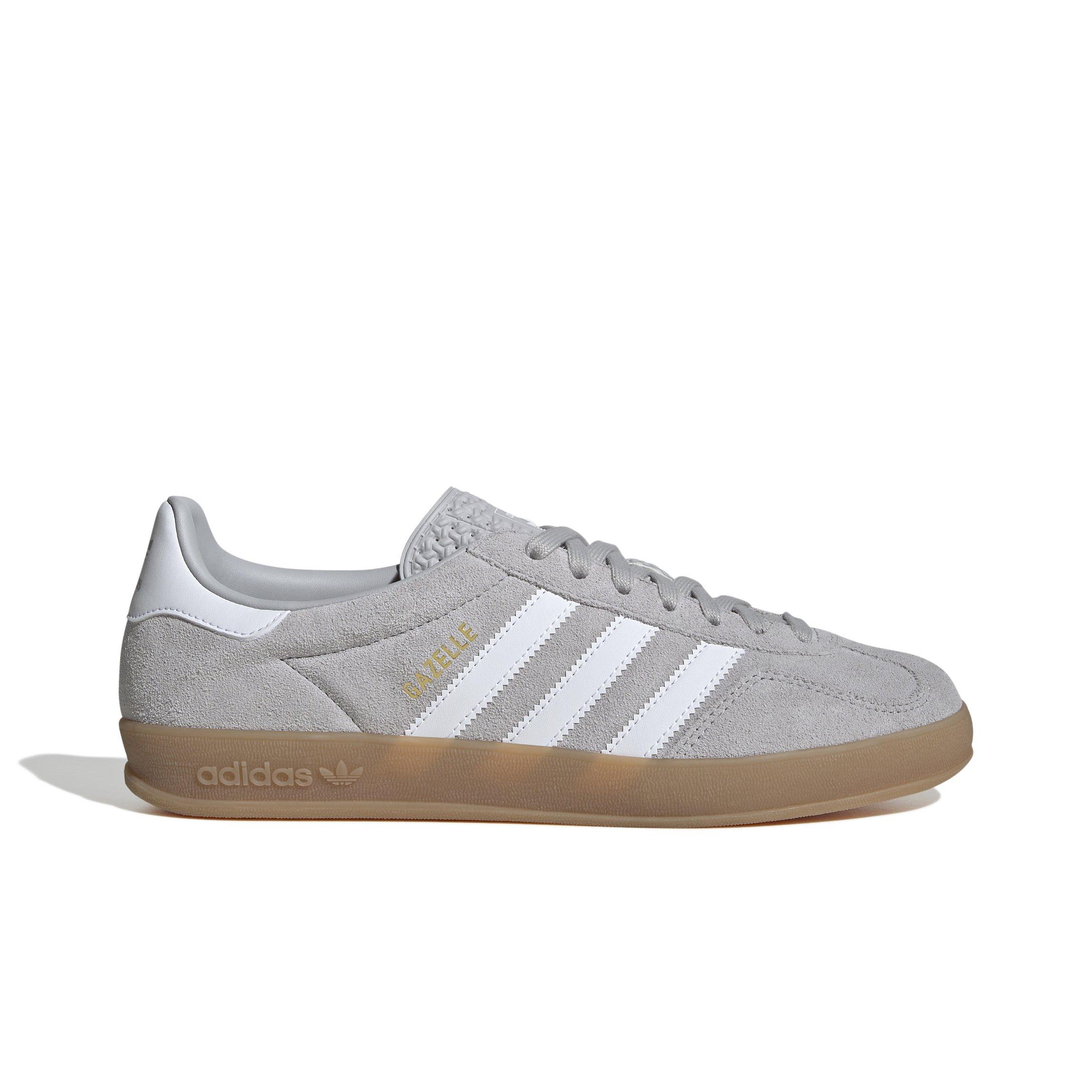 adidas Originals Gazelle "Grey Two/Ftwr White/Gold Metallic" Men's Shoe - GREY/WHITE Thumbnail View 1