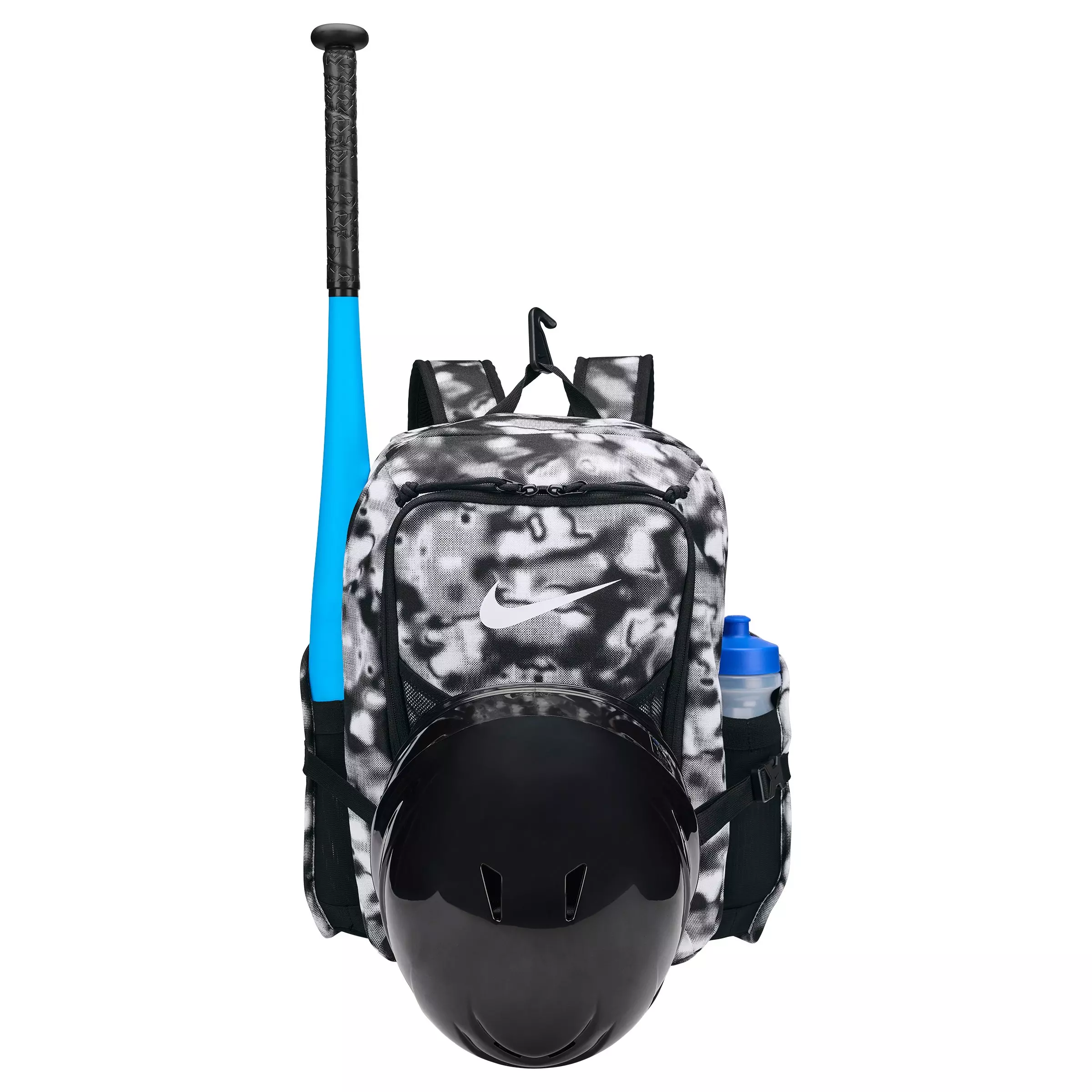 Nike Youth Diamond Select Bat Backpack - Black/White - BLACK/WHITE