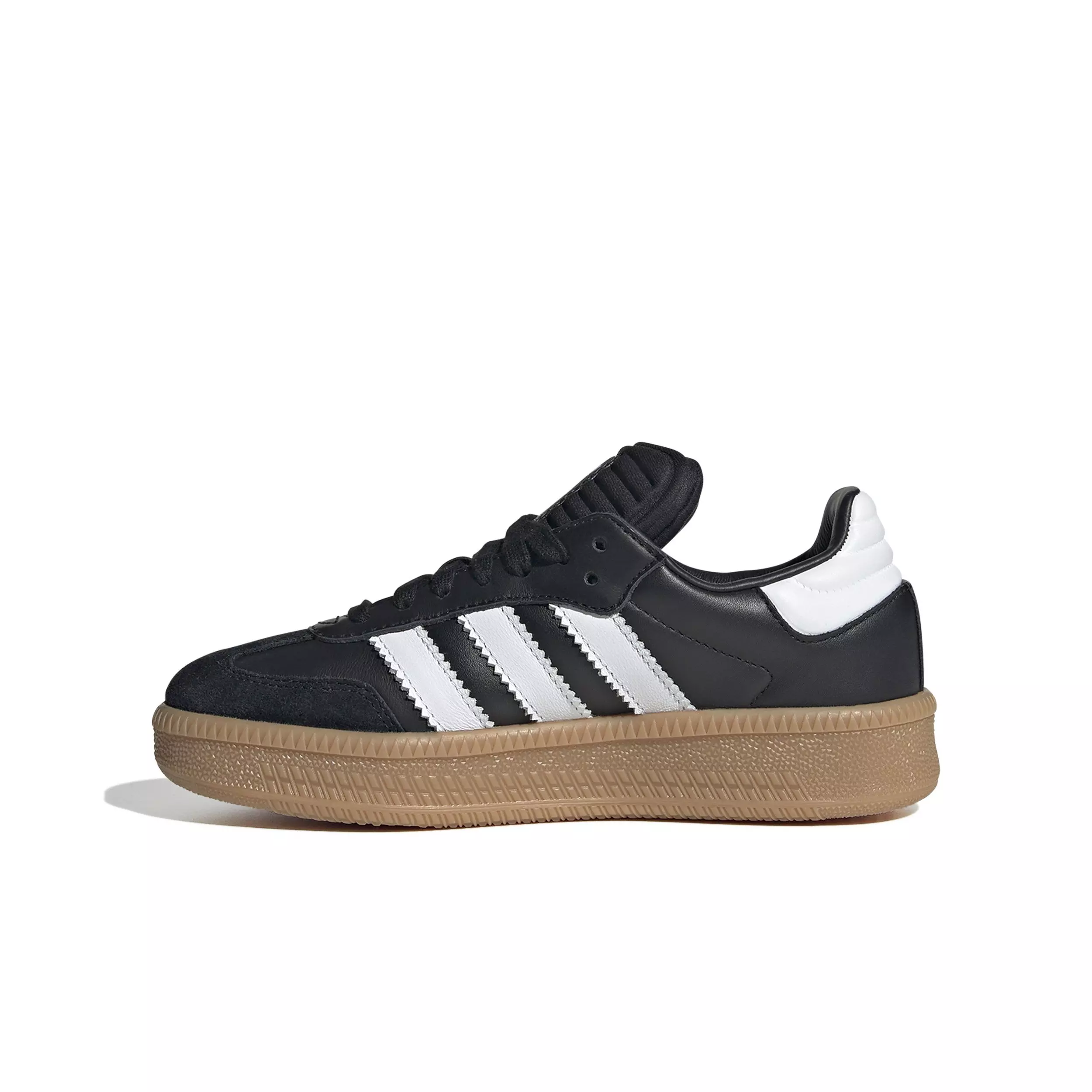 adidas Originals Samba XLG "Core Black/Ftwr White/Gum" Grade School Kids' Shoe - BLACK/WHITE