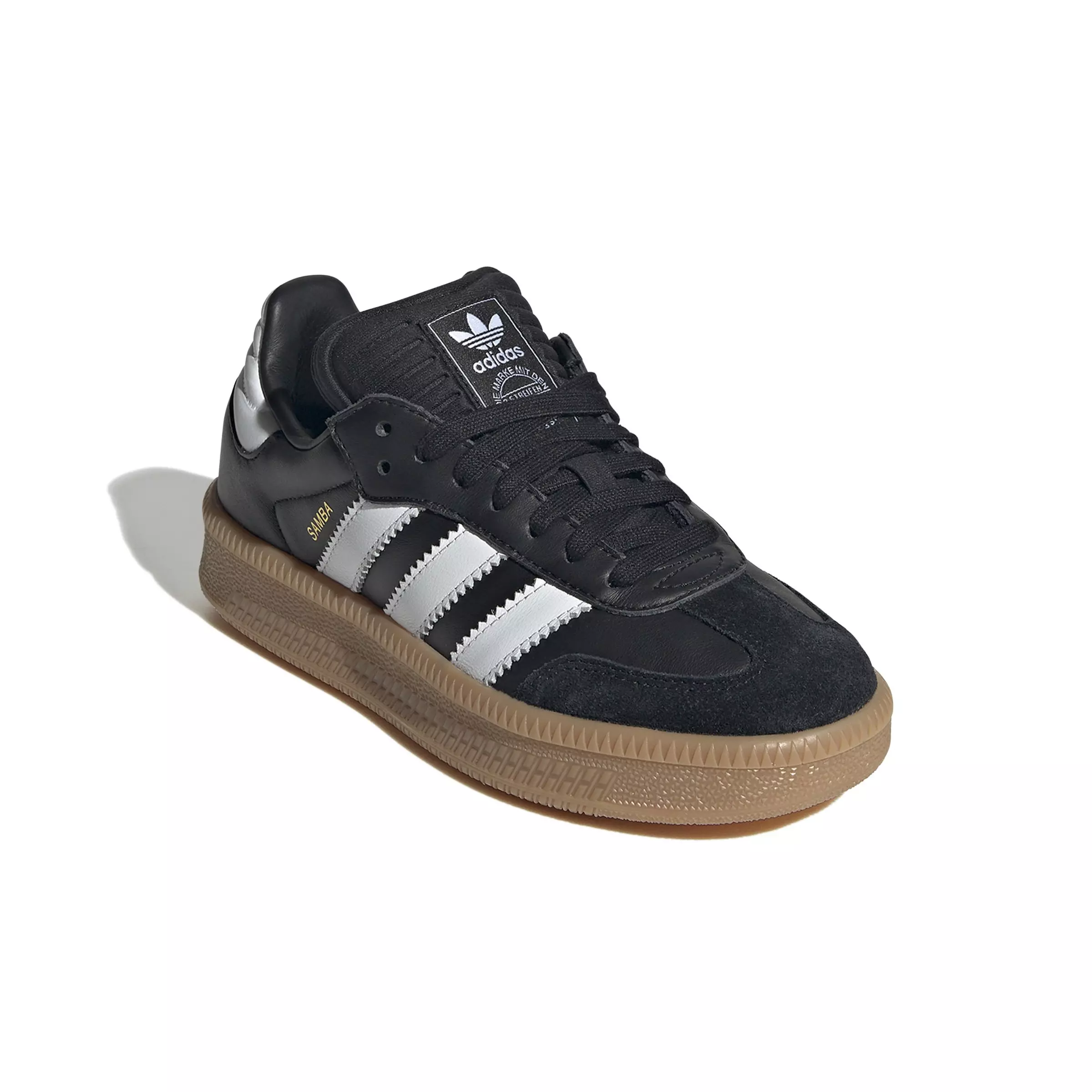 adidas Originals Samba XLG "Core Black/Ftwr White/Gum" Grade School Kids' Shoe - BLACK/WHITE