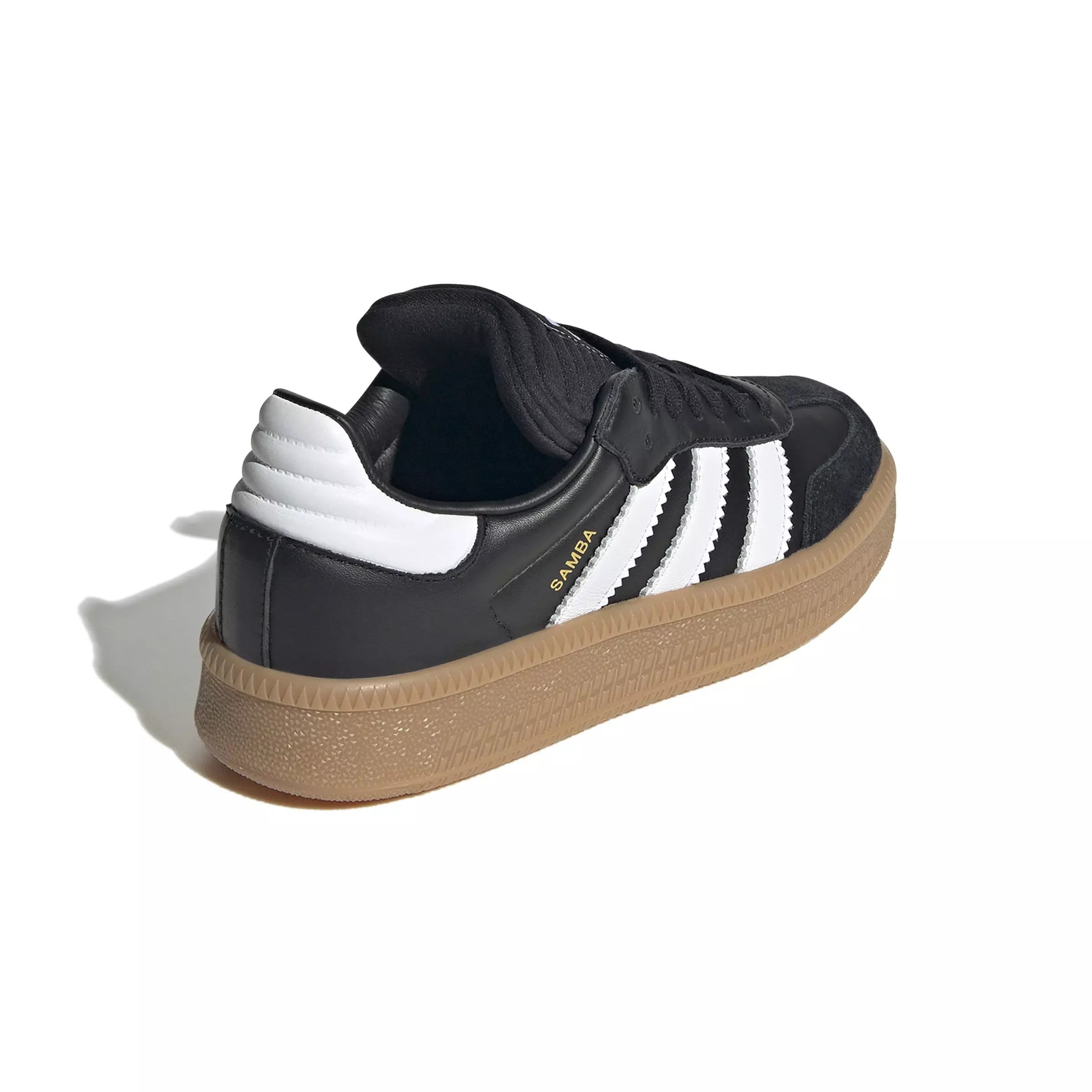 adidas Originals Samba XLG "Core Black/Ftwr White/Gum" Grade School Kids' Shoe - BLACK/WHITE