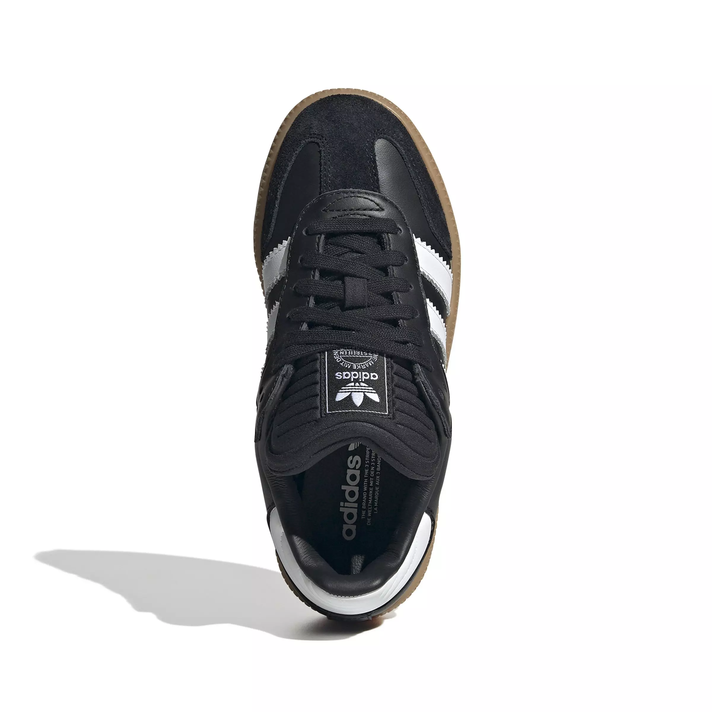adidas Originals Samba XLG "Core Black/Ftwr White/Gum" Grade School Kids' Shoe - BLACK/WHITE