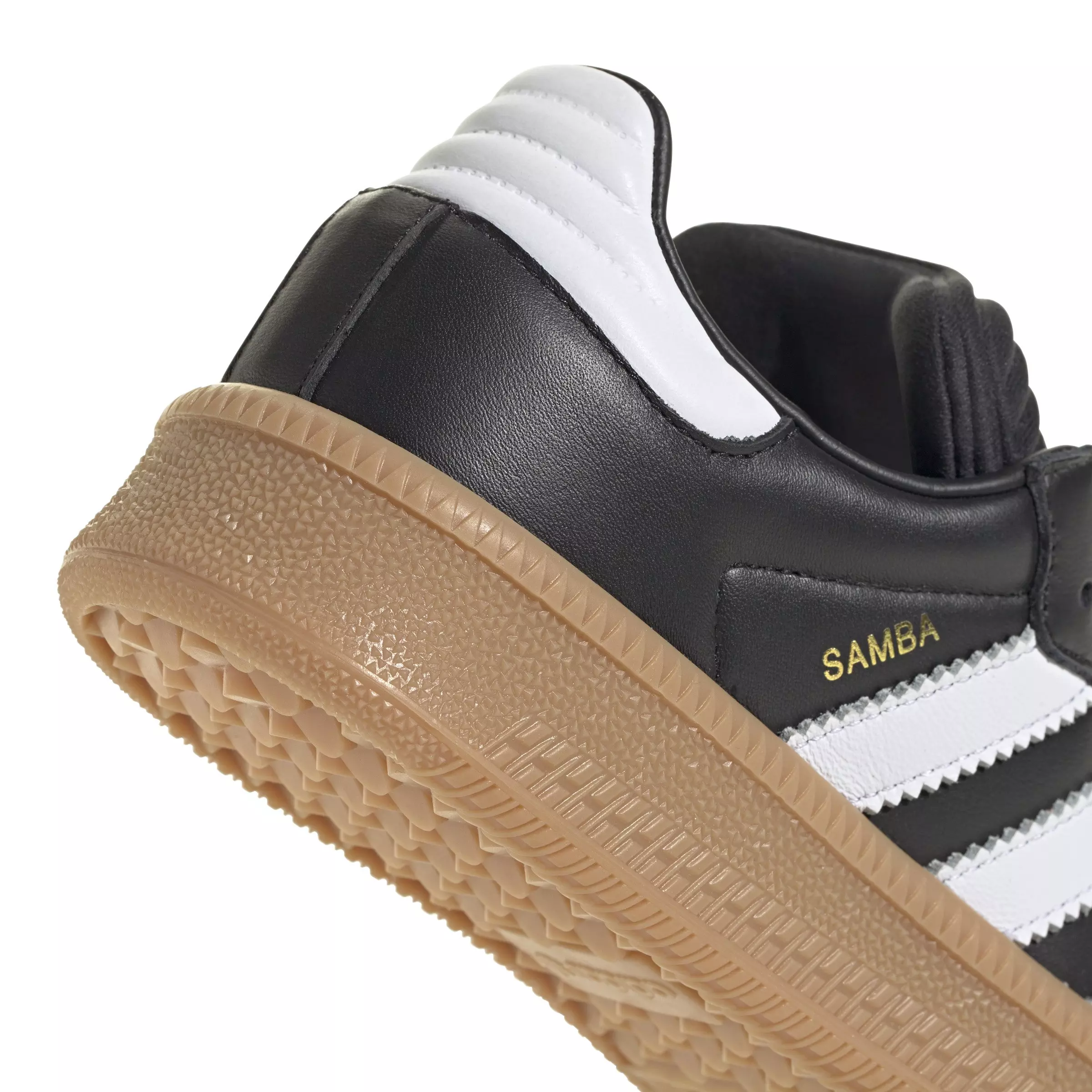 adidas Originals Samba XLG "Core Black/Ftwr White/Gum" Grade School Kids' Shoe - BLACK/WHITE