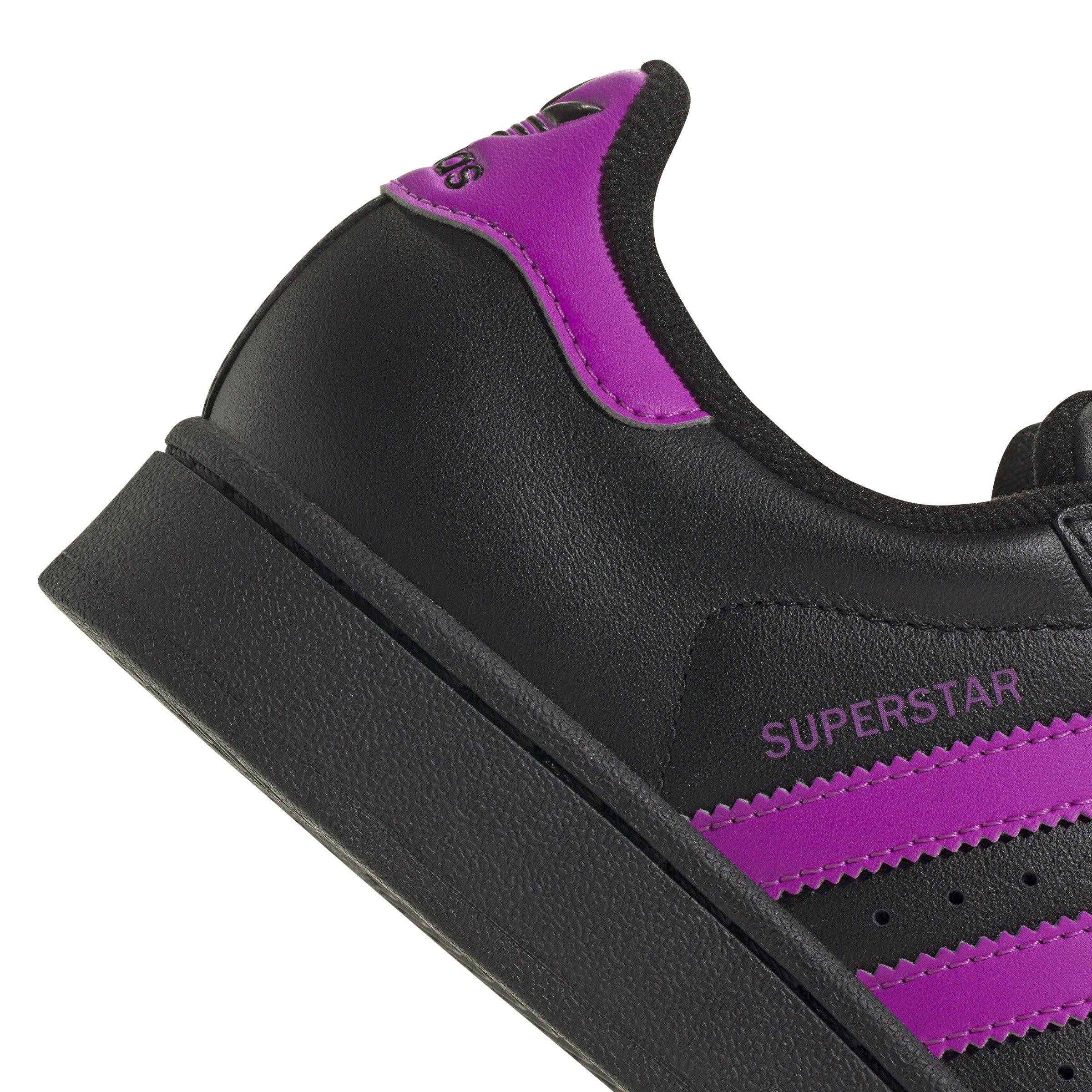 adidas Originals Superstar II "Black/Flash Pink" Grade School Girls' Shoe