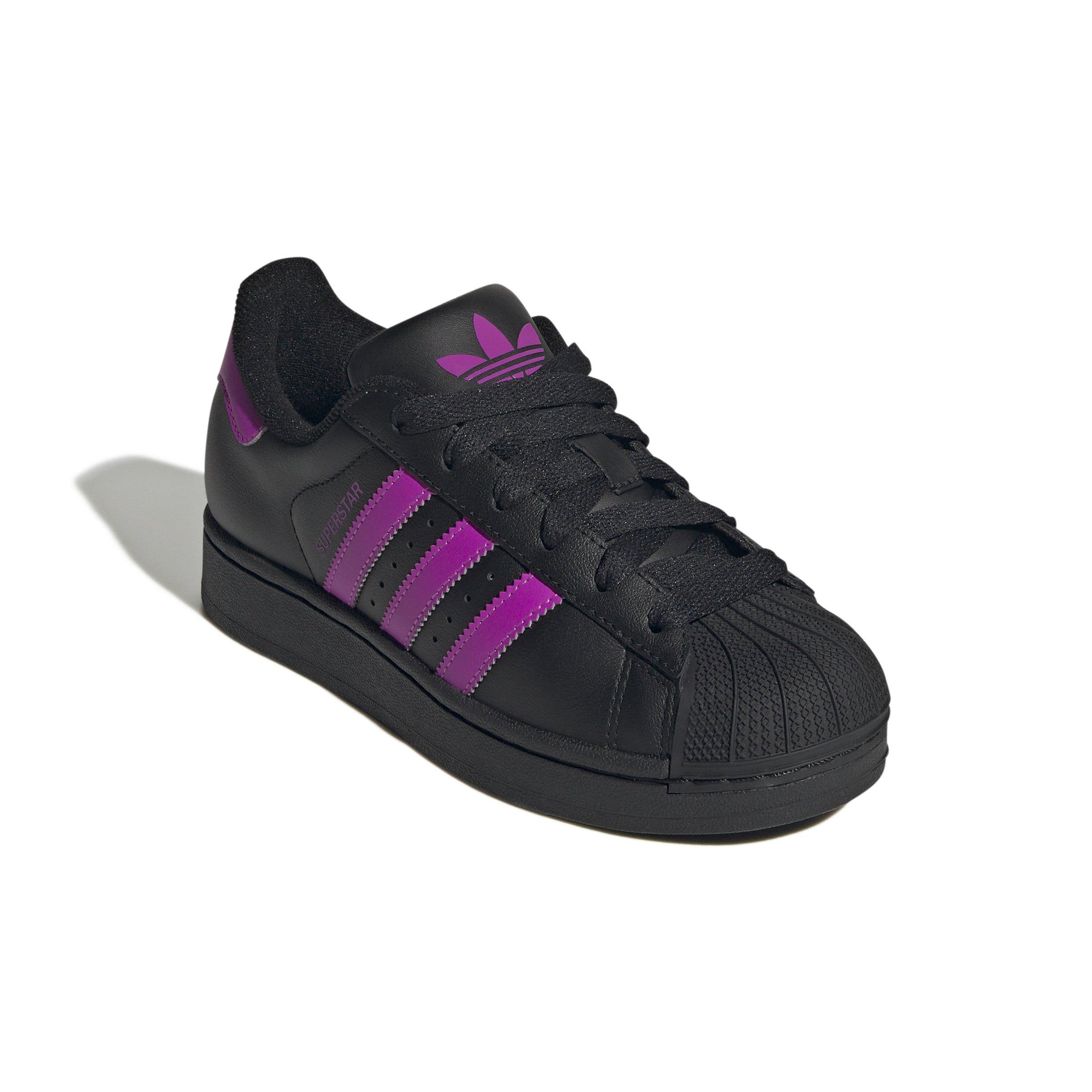 adidas Originals Superstar II "Black/Flash Pink" Grade School Girls' Shoe