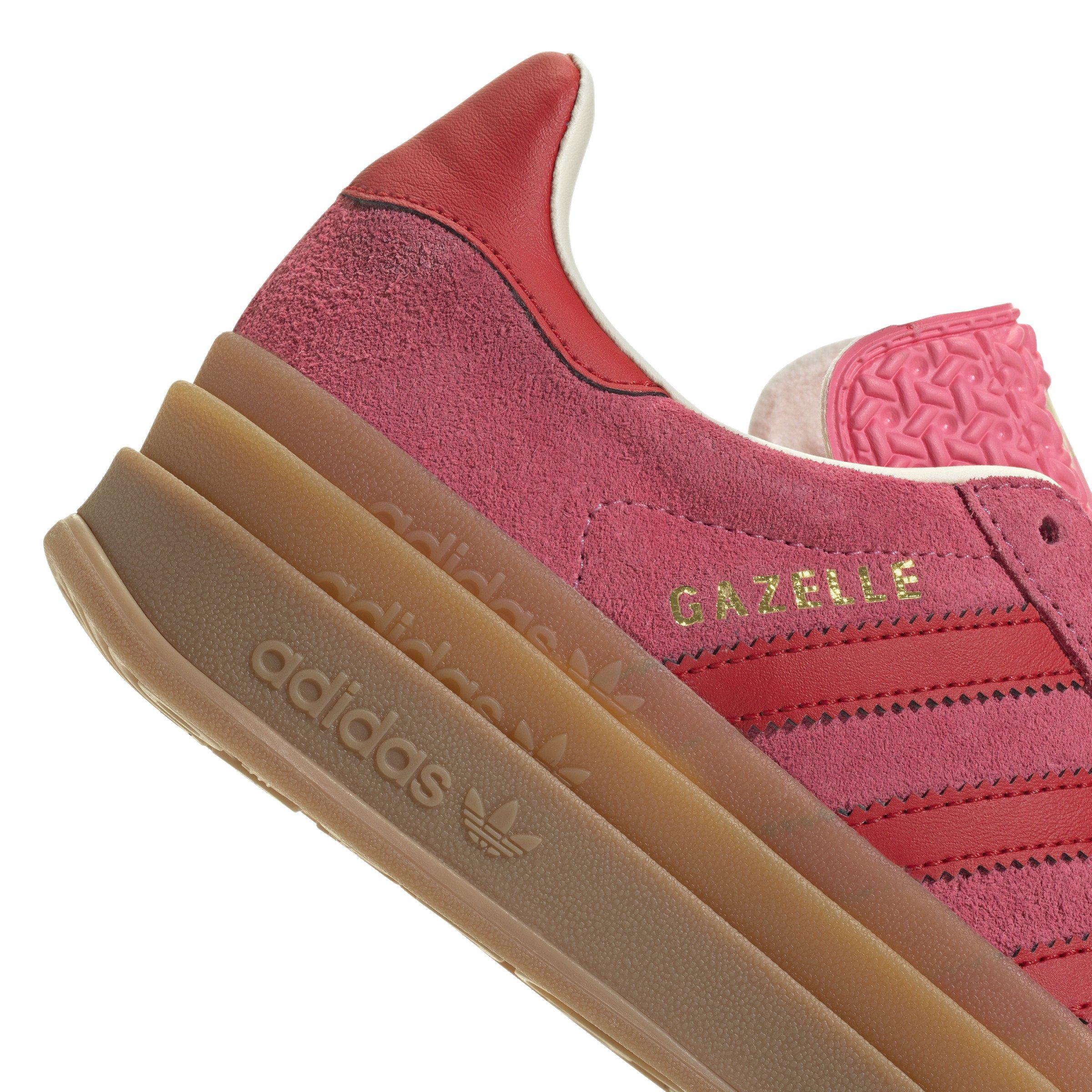 adidas Originals Gazelle Bold Grade School Girls' "Rose Tone/Better Scarlet/Cream White" Shoe