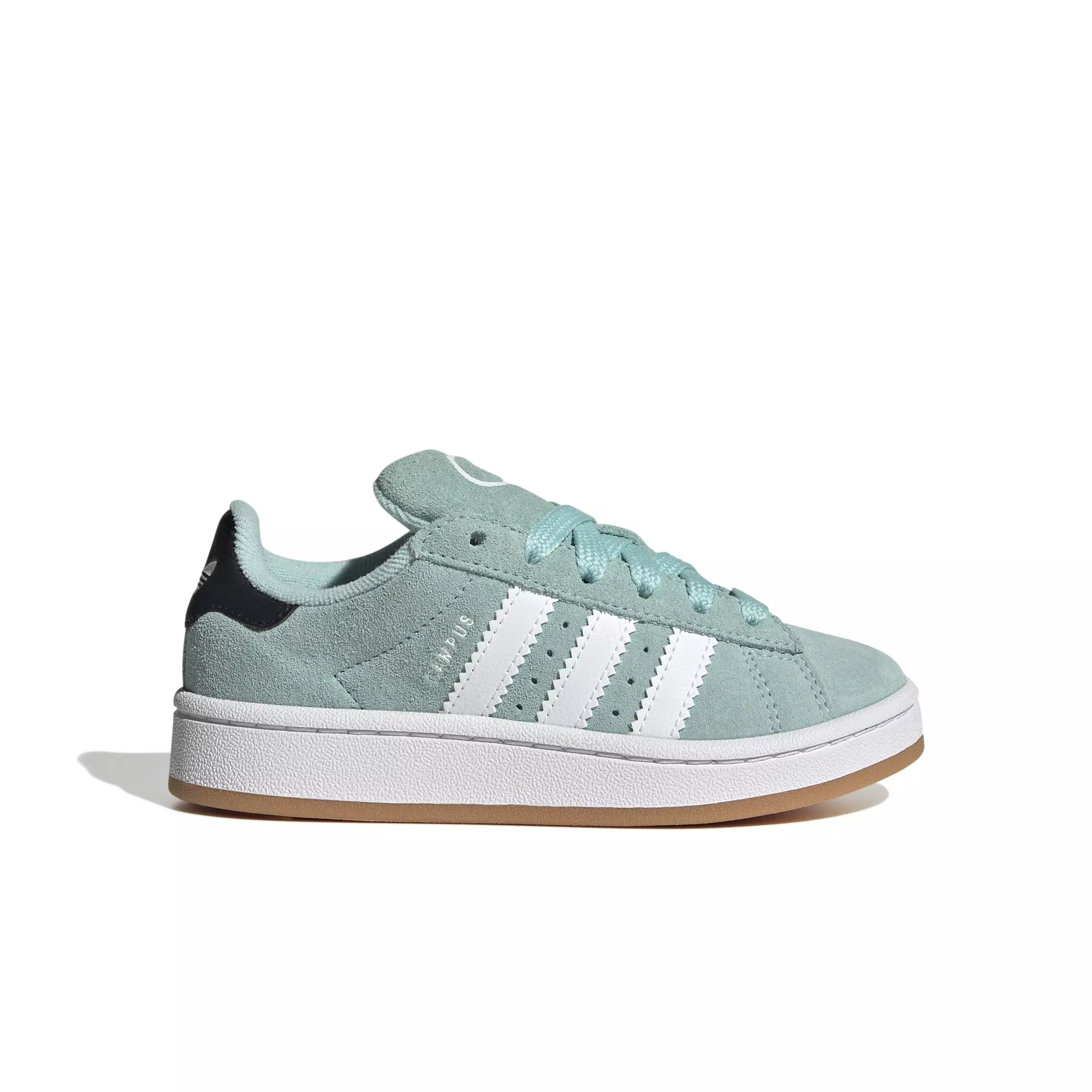 adidas Originals Campus 00s "Semi Flash Aqua/Ftwr White/Gum" Preschool Girls' Shoe - LT BLUE