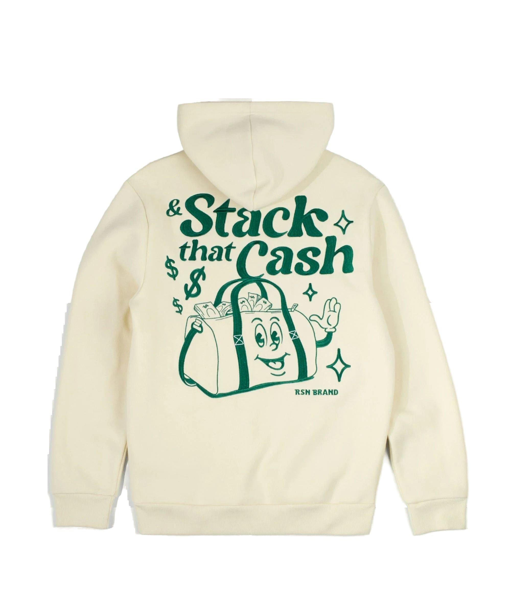 Reason Men's Secure The Bag Hoodie - Cream - CREAM Thumbnail View 2