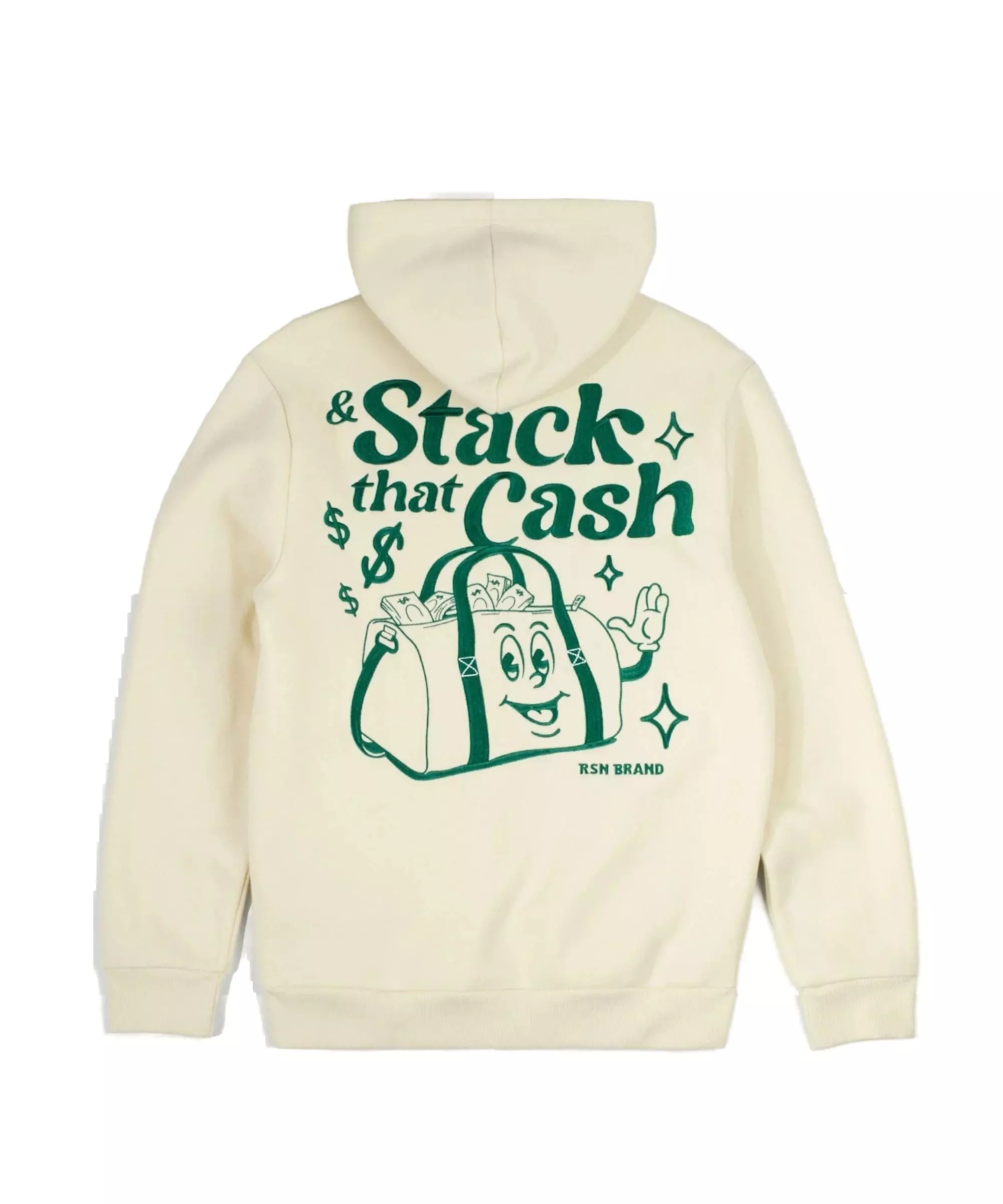 Reason Men's Secure The Bag Hoodie - Cream - CREAM