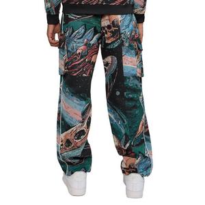 Reason Men's Warrior Tapestry Flare Pants