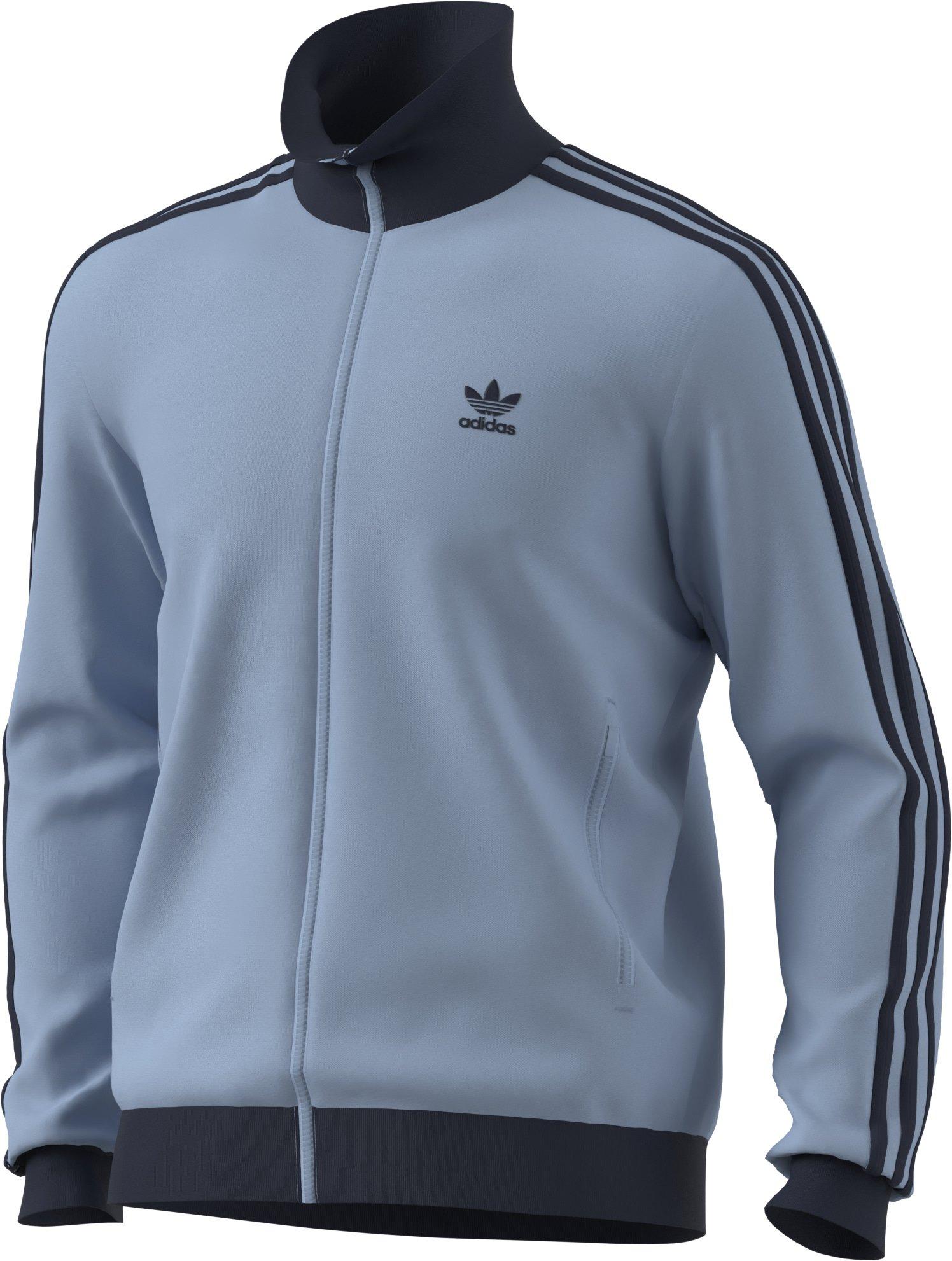 adidas Originals Men's Adicolor Classics Beckenbauer Track Jacket - Blue - BLUE Thumbnail View 1