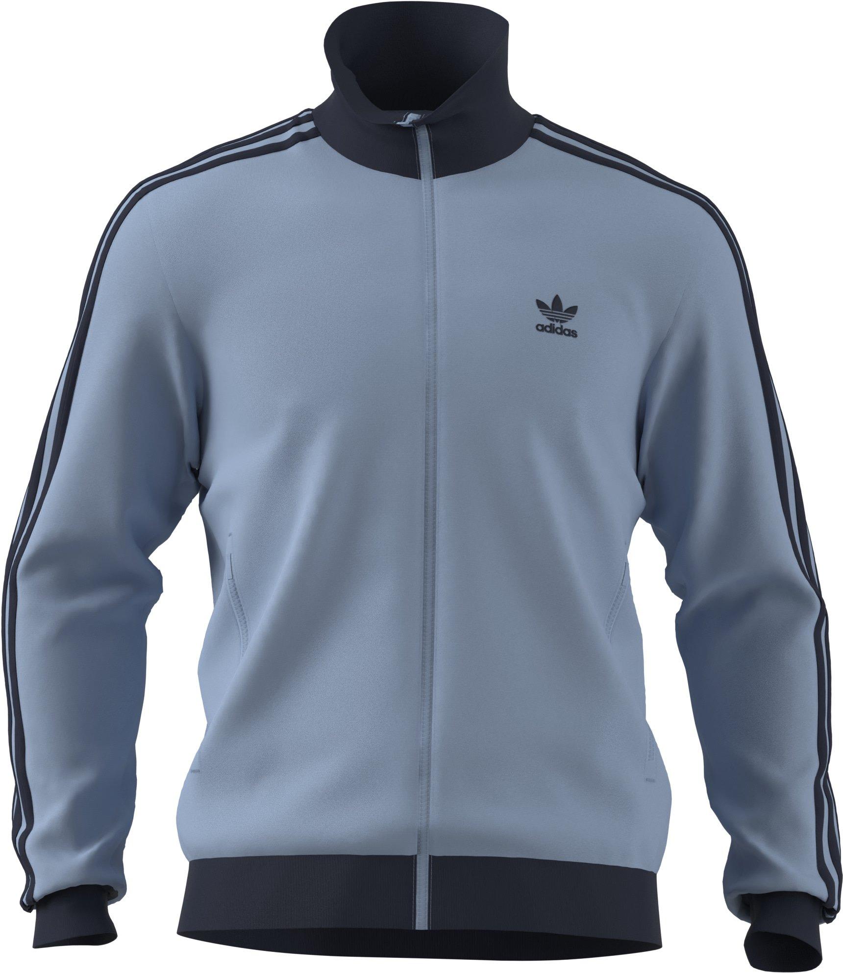 adidas Originals Men's Adicolor Classics Beckenbauer Track Jacket - Blue - BLUE Thumbnail View 3