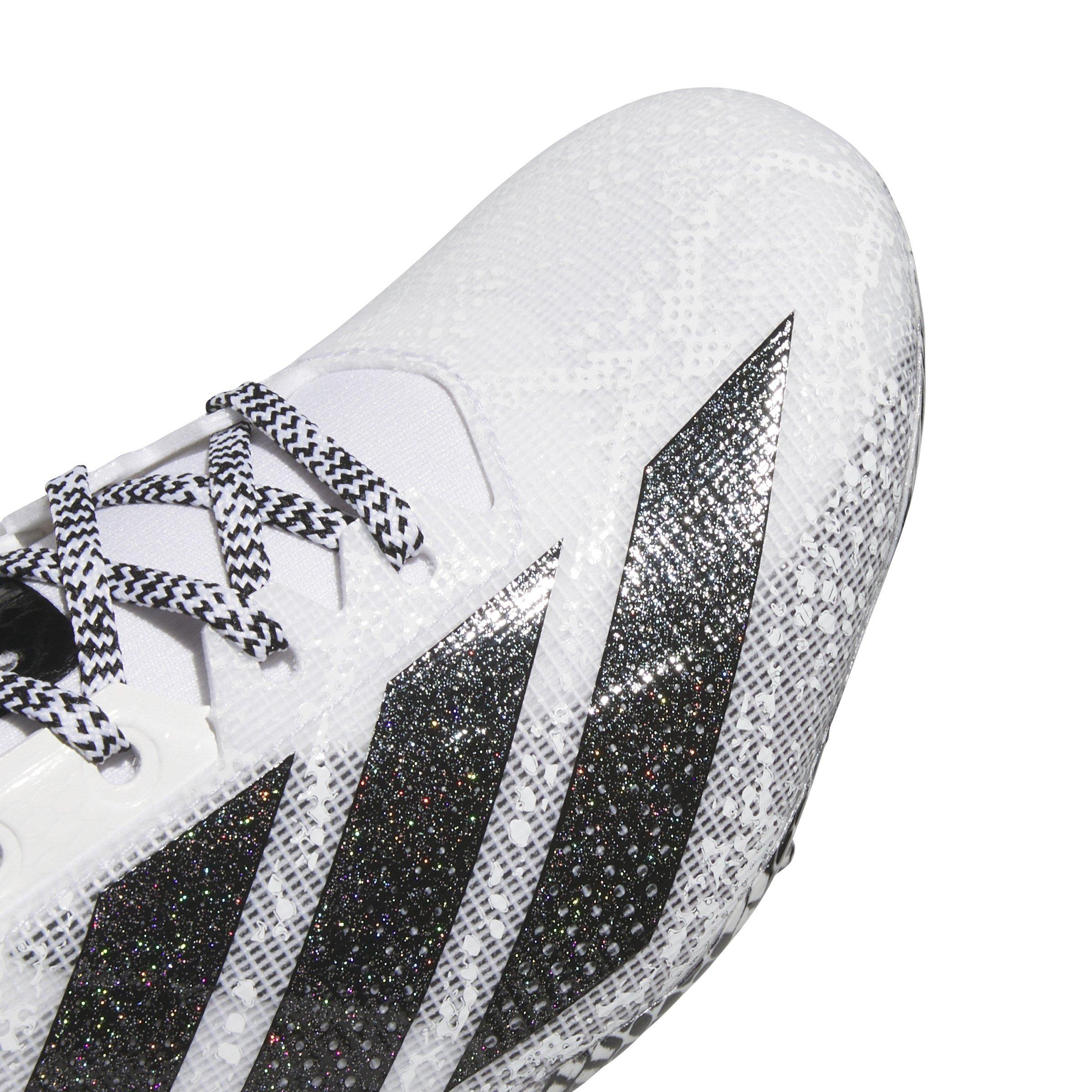adidas Adizero Electric Exotic Speed "Ftwr White/Core Black" Men's Football Cleat - WHITE/BLACK Thumbnail View 3