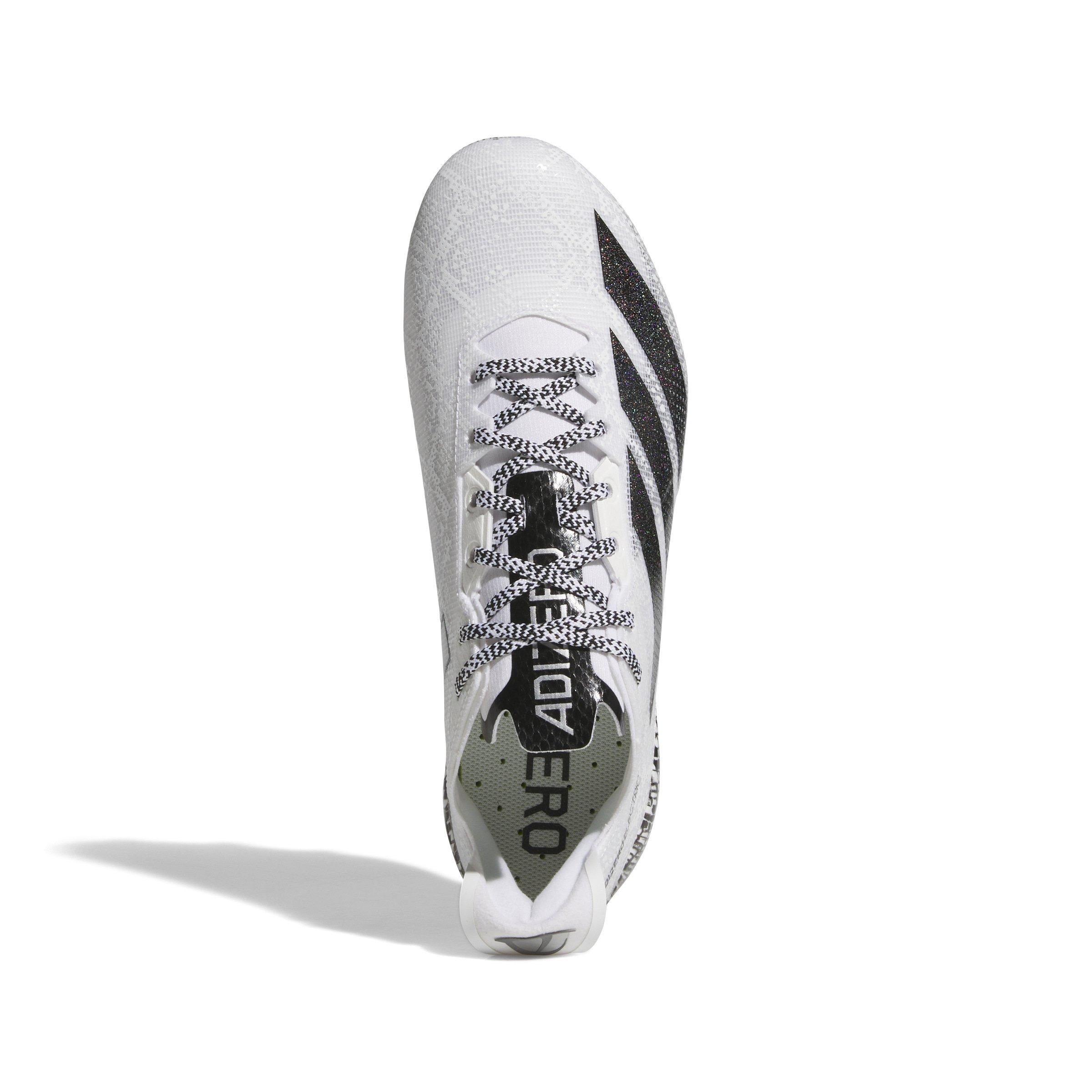 adidas Adizero Electric Exotic Speed "Ftwr White/Core Black" Men's Football Cleat - WHITE/BLACK Thumbnail View 7