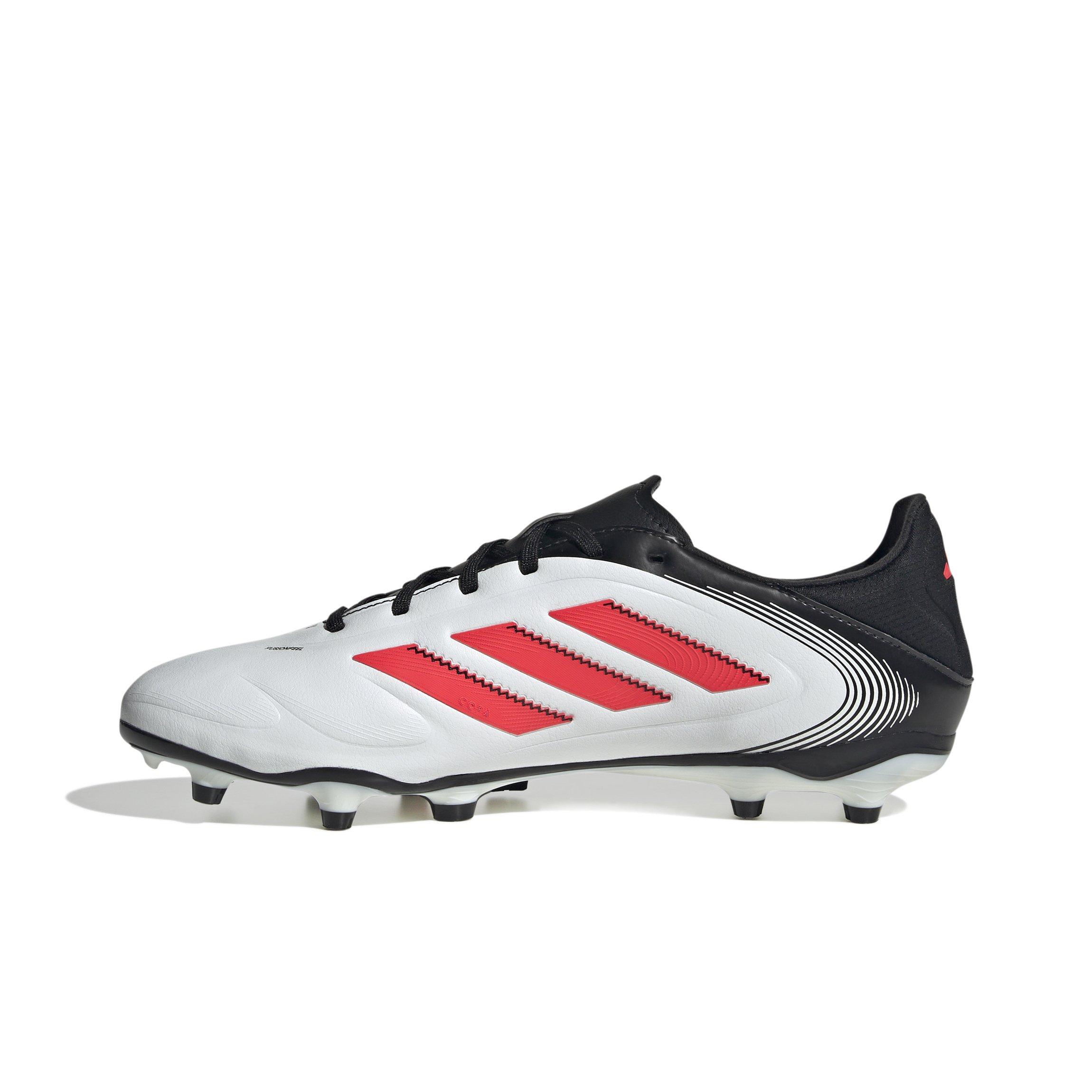 adidas Copa Pure III League FG/MG "Ftwr White/Lucid Red/Core Black" Men's Soccer Cleat - WHITE/RED/BLACK Thumbnail View 2