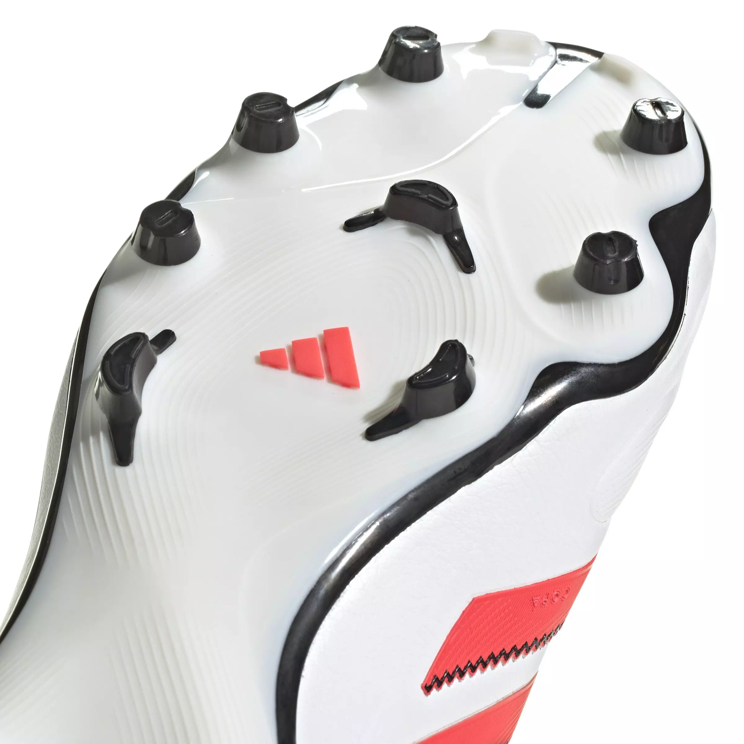 adidas Copa Pure III League FG/MG "Ftwr White/Lucid Red/Core Black" Men's Soccer Cleat - WHITE/RED/BLACK