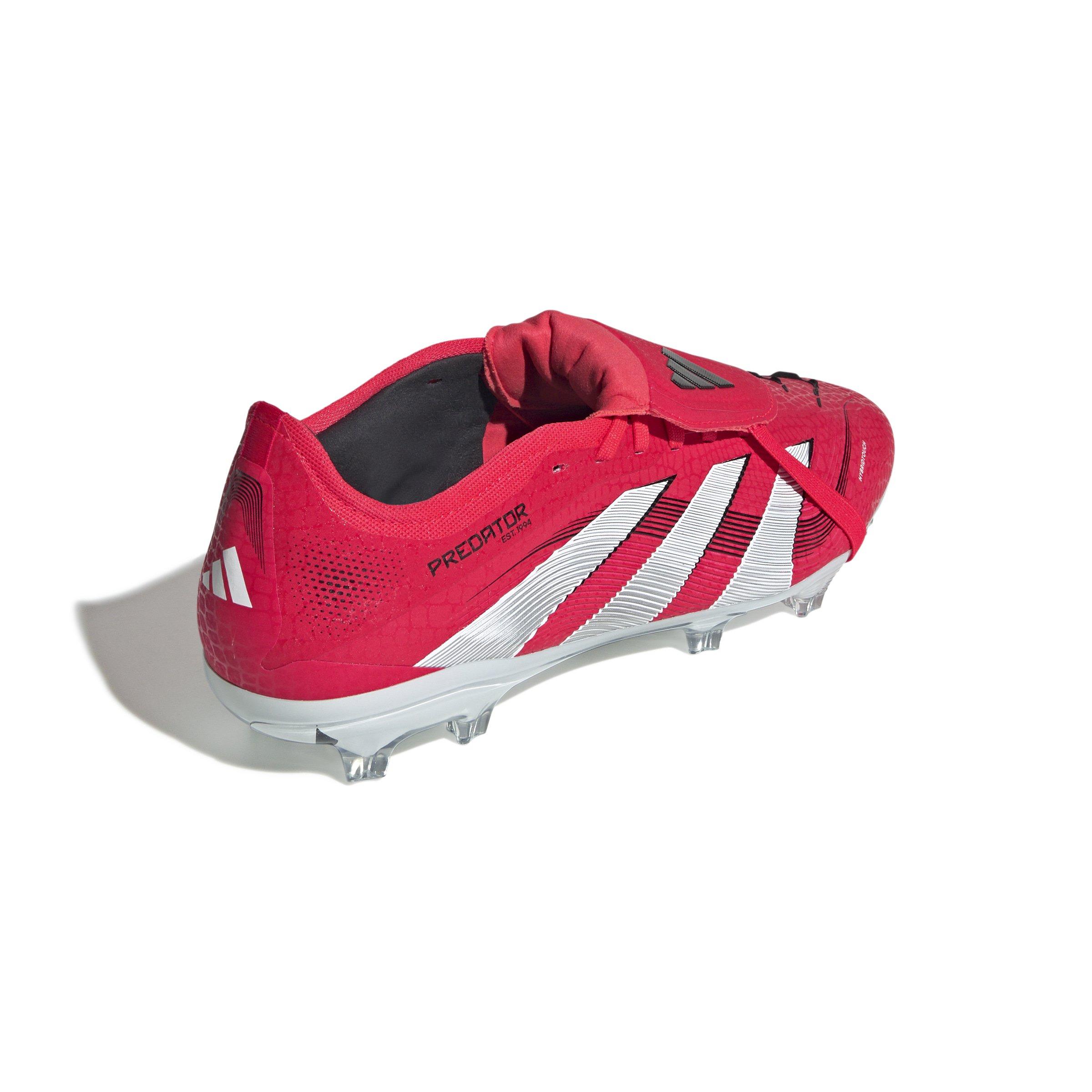adidas Predator Pro FG "Lucid Red/Ftwr White/Core Black" Men's Soccer Cleat - RED/WHITE Thumbnail View 5