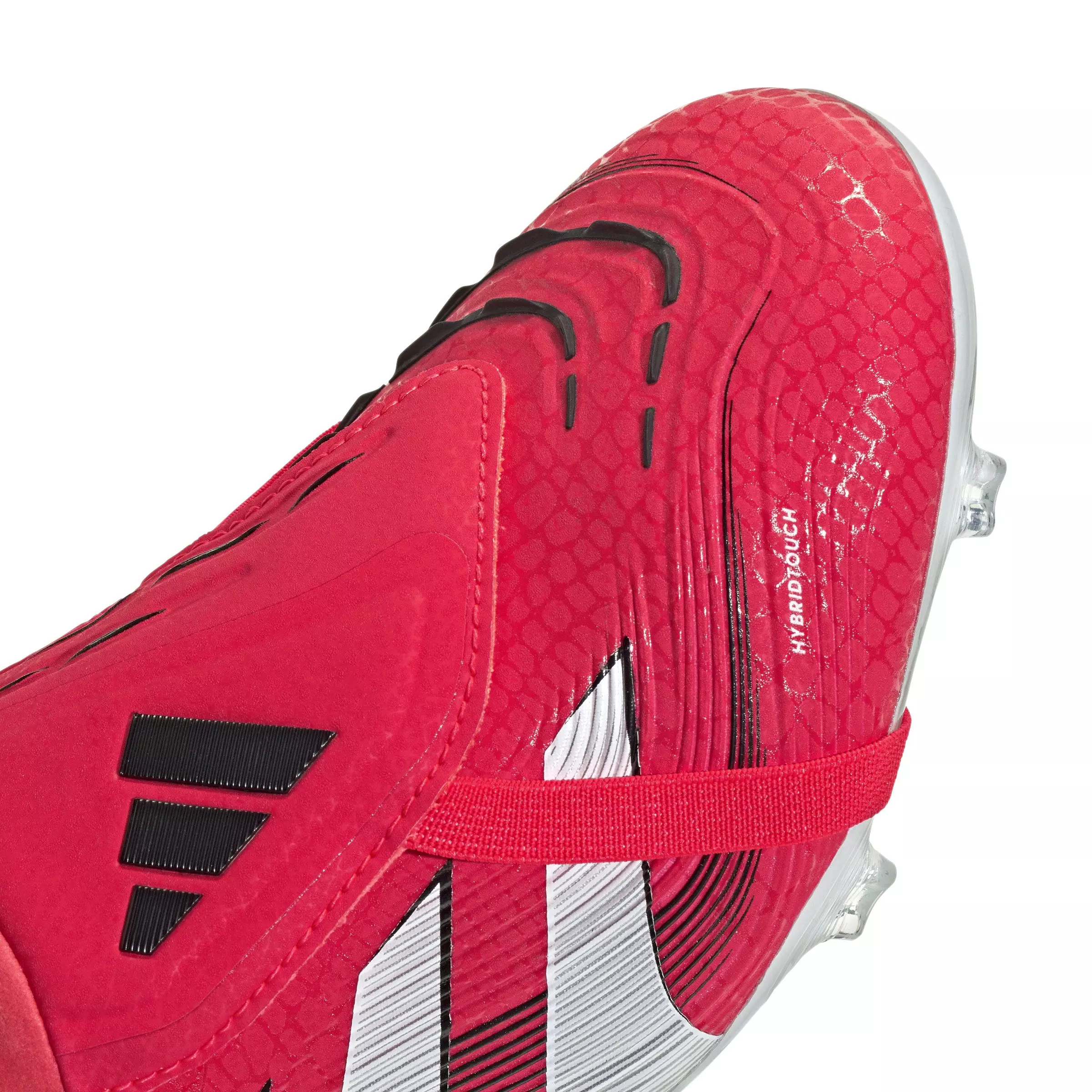 adidas Predator Pro FG "Lucid Red/Ftwr White/Core Black" Men's Soccer Cleat - RED/WHITE