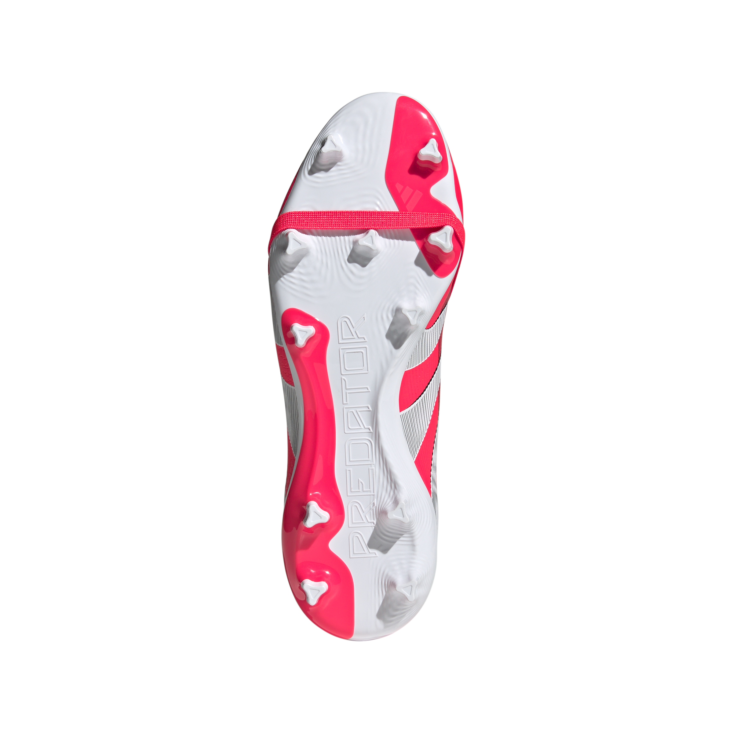 adidas Predator League FG/MG "Lucid Red/Ftwr White/Core Black" Men's Soccer Cleat - RED/WHITE Thumbnail View 4