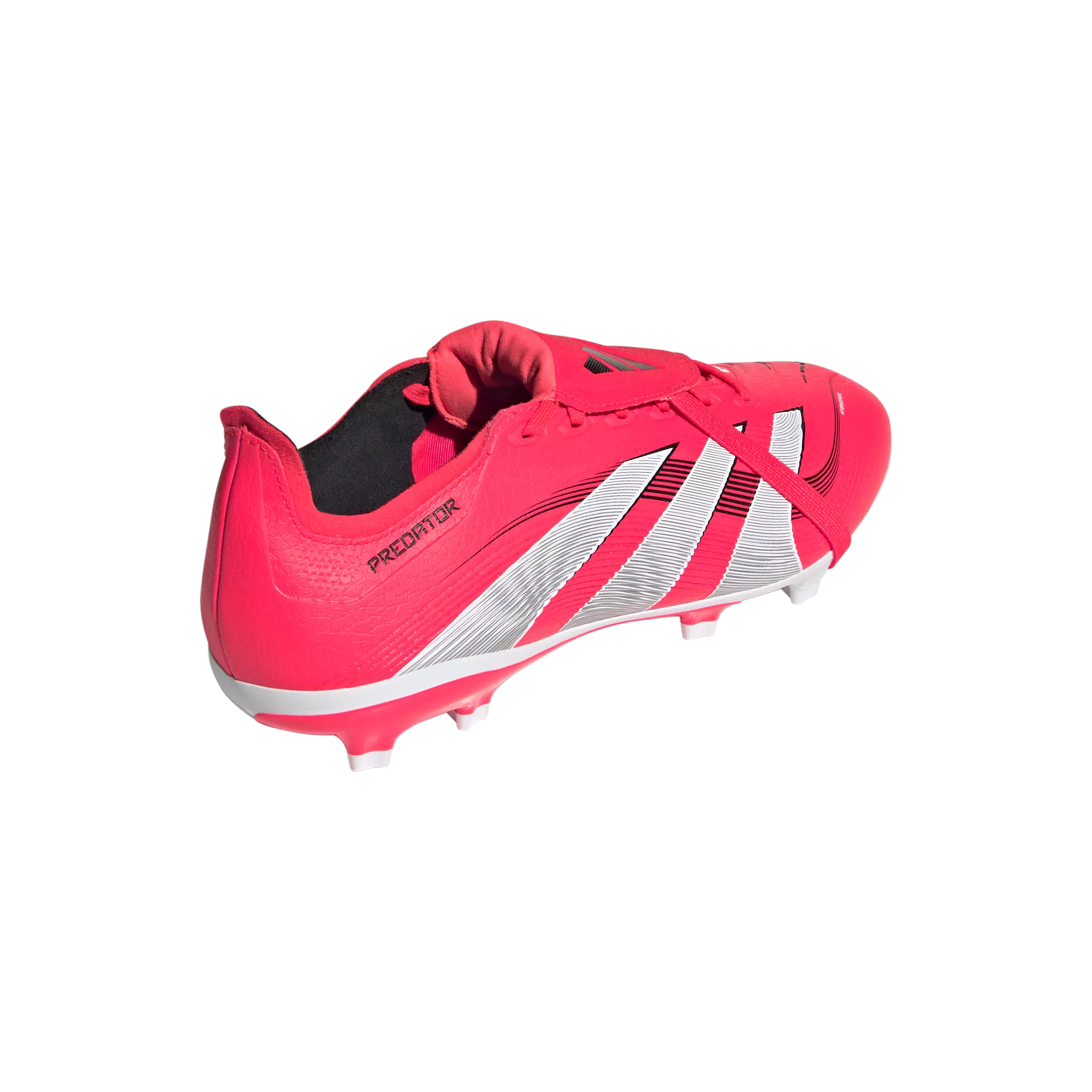 adidas Predator League FG/MG "Lucid Red/Ftwr White/Core Black" Men's Soccer Cleat - RED/WHITE