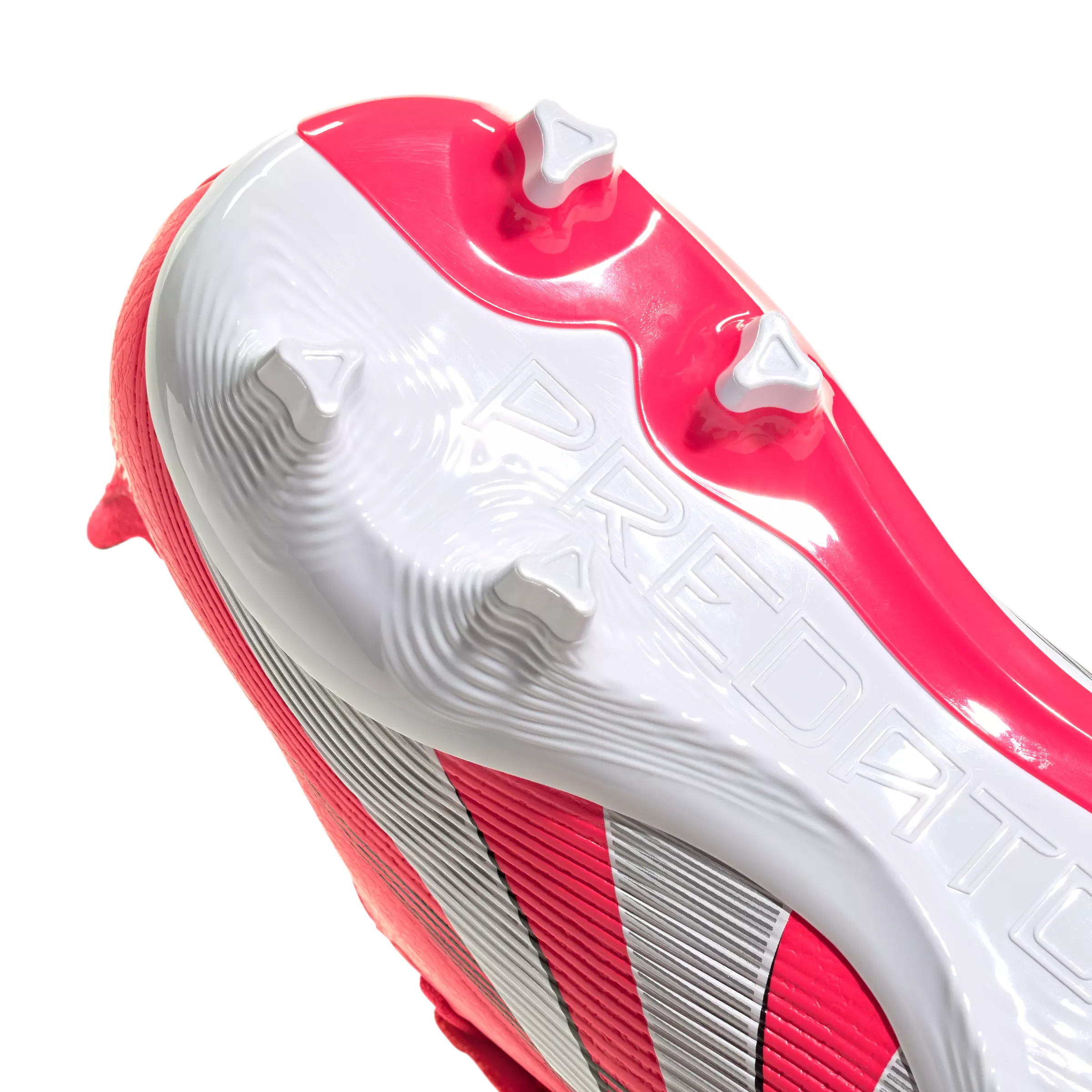 adidas Predator League FG/MG "Lucid Red/Ftwr White/Core Black" Men's Soccer Cleat - RED/WHITE